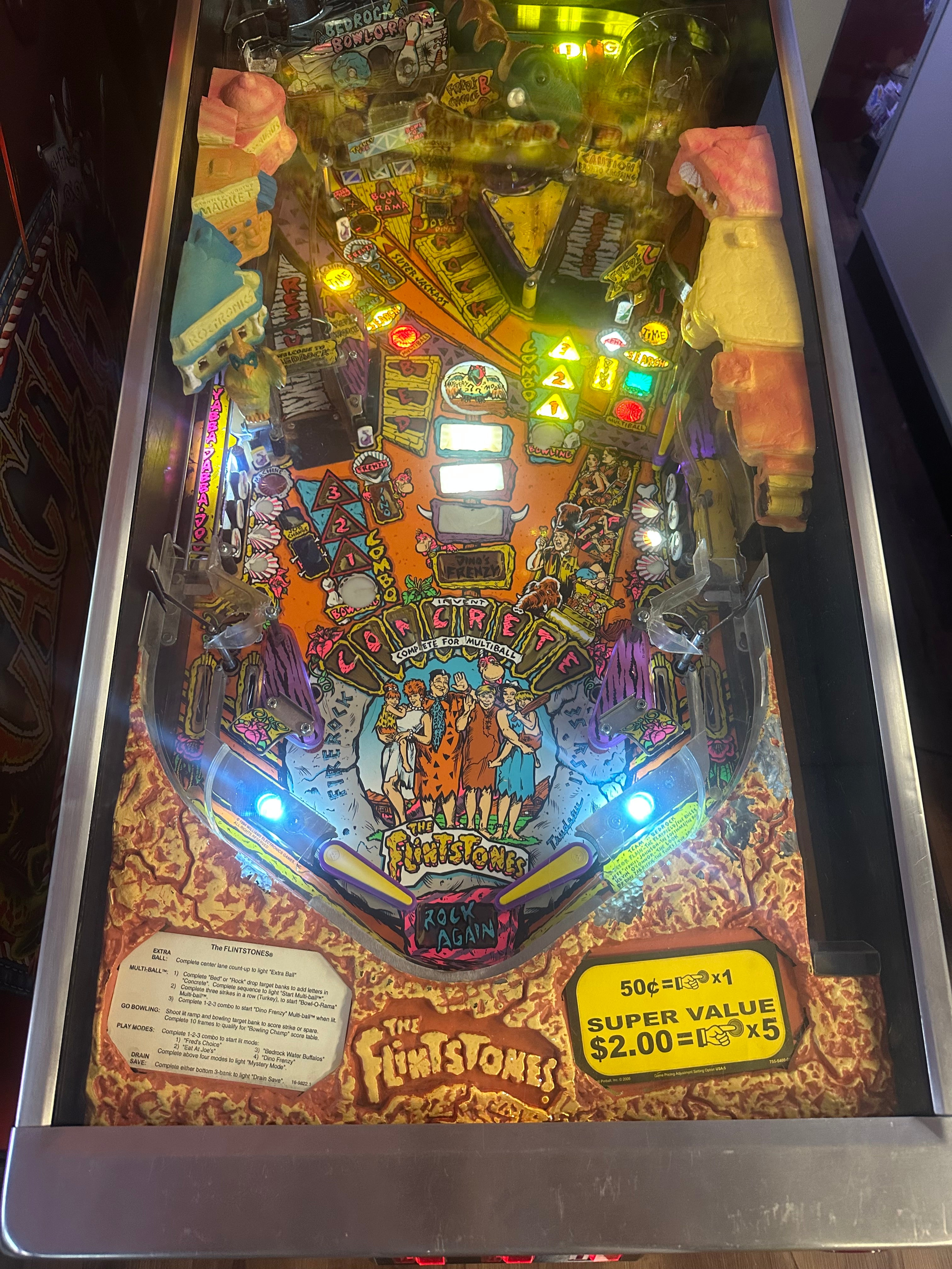 Williams The Flintstones Pinball Machine