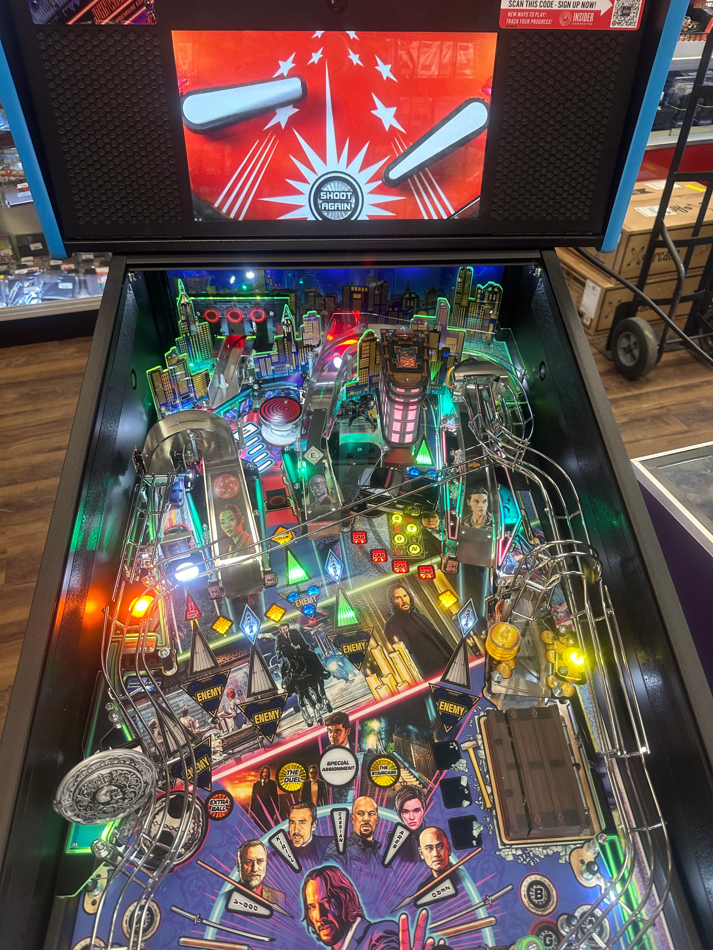 Stern Pinball John Wick Premium Pinball Machine