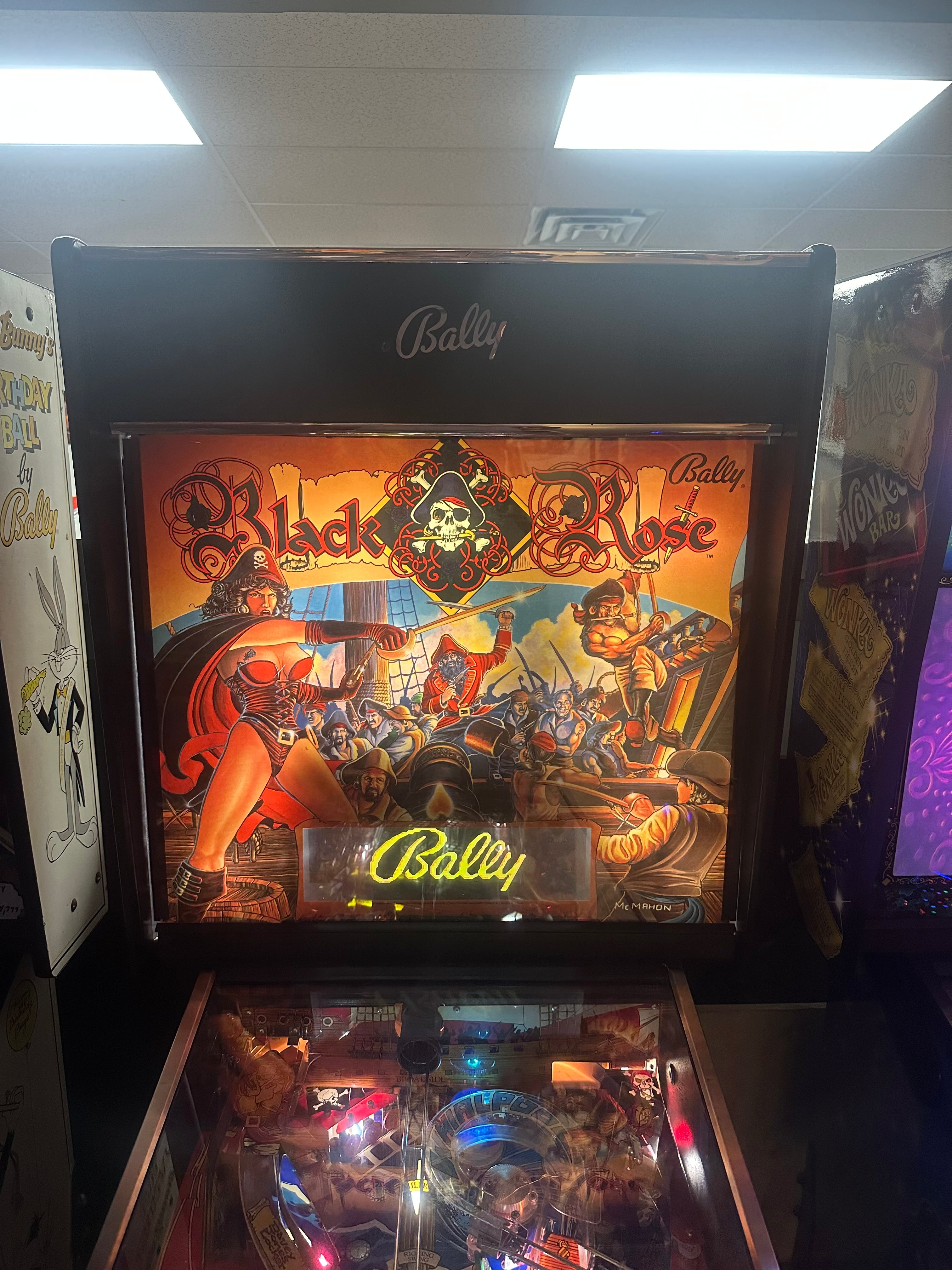 Bally Black Rose Pinball Machine