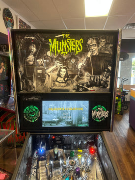Stern Pinball LOADED The Munsters Premium Black & White Pinball Machine