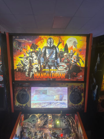 Image of Stern Pinball LOADED The Mandalorian Premium Pinball Machine