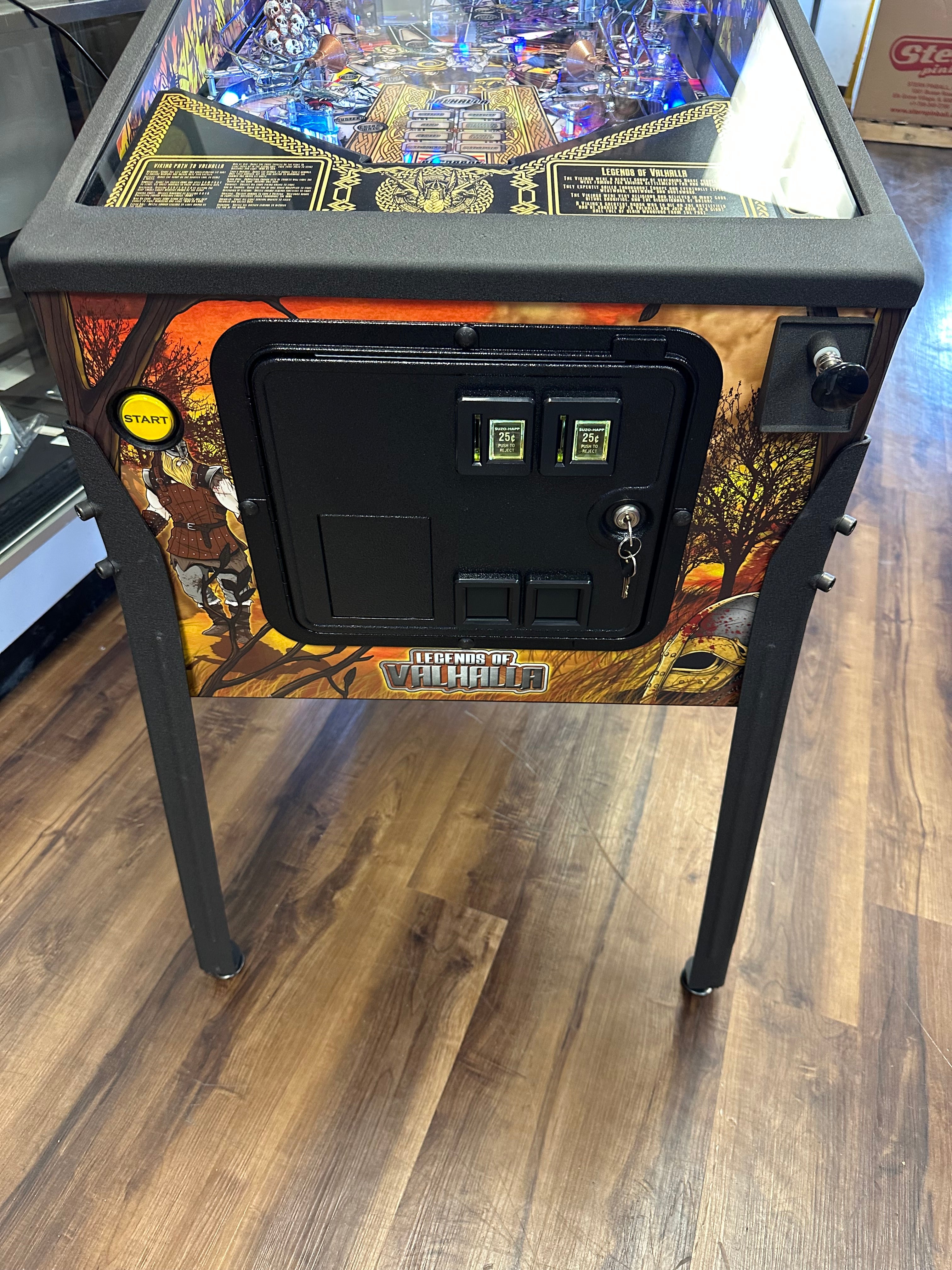 American Pinball Legends of Valhalla Classic Pinball Machine