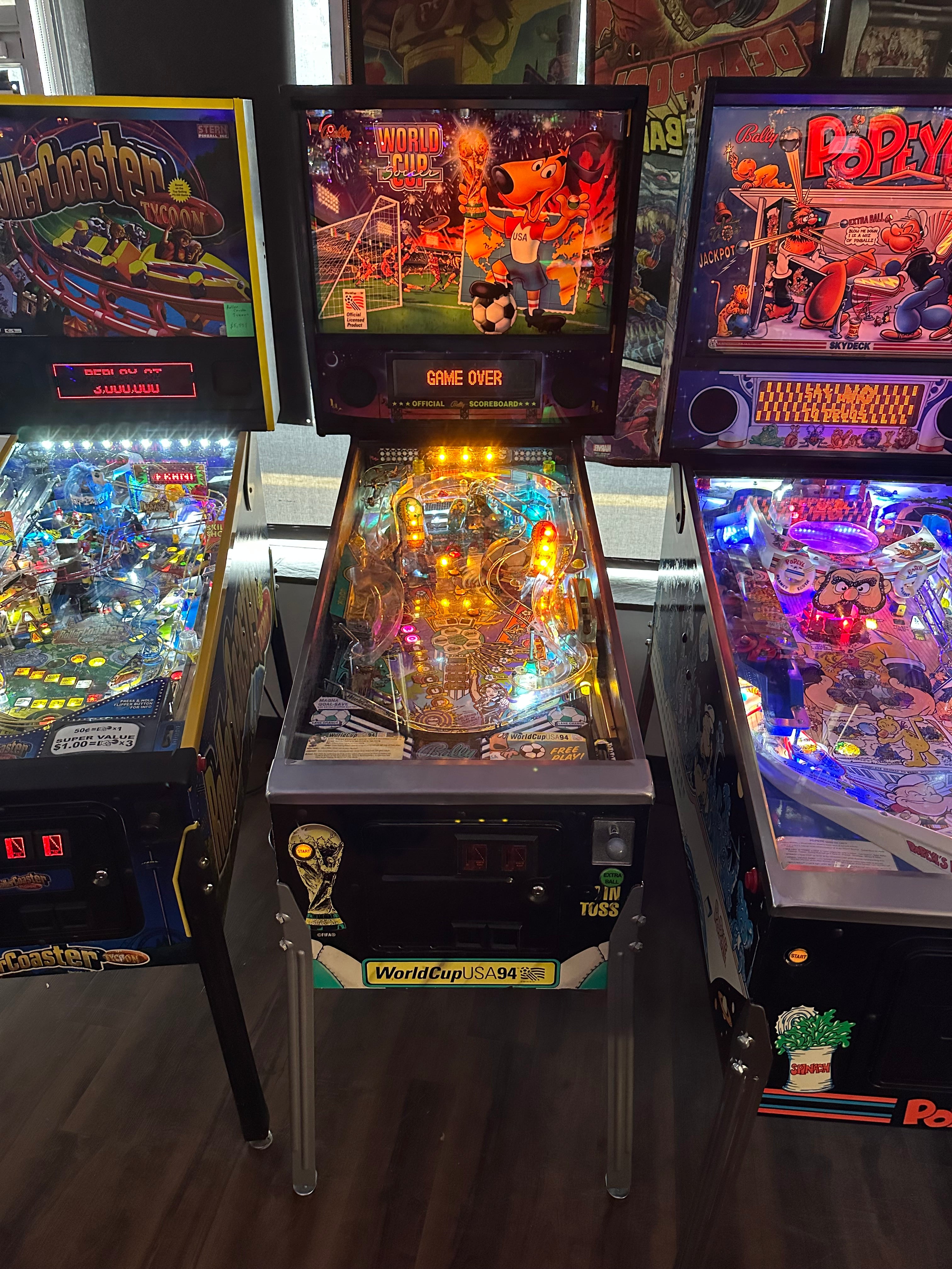 Bally World Cup Soccer Pinball Machine