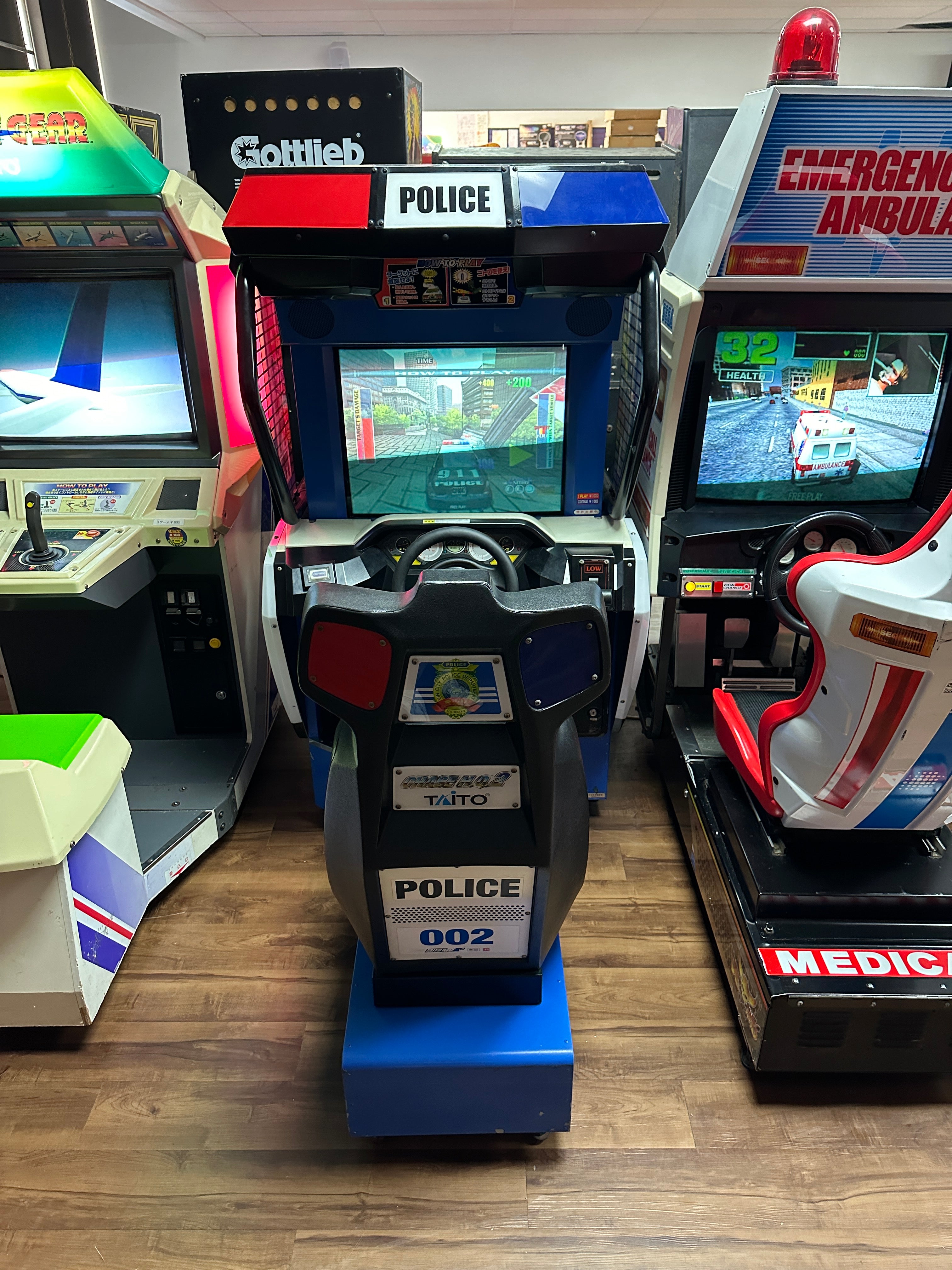 Taito Chase H.Q. 2 Arcade Game