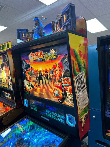 Image of Chicago Gaming Company Cactus Canyon Limited Edition Pinball Machine