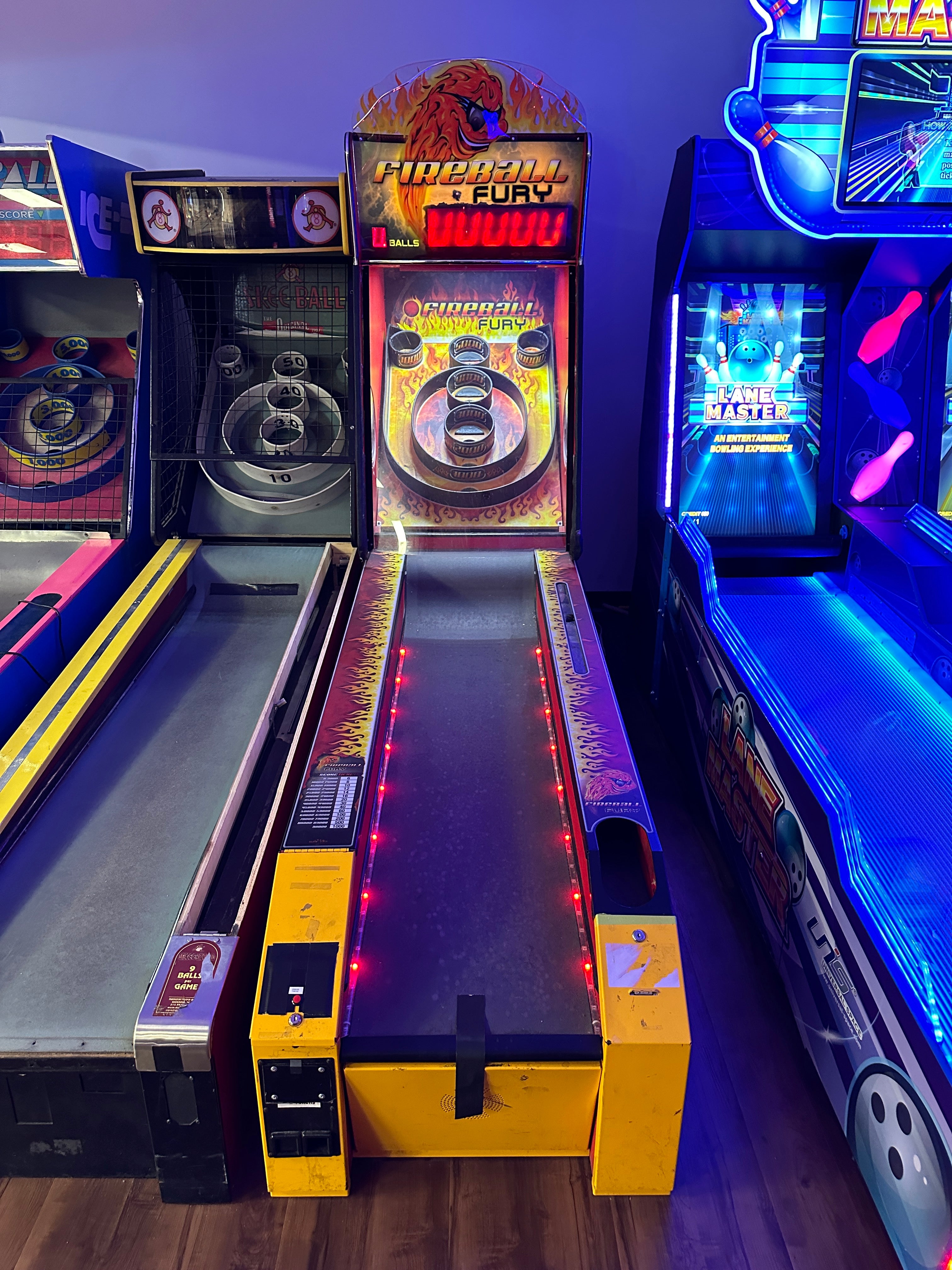 Bay Tek Fireball Fury Roller Arcade Game