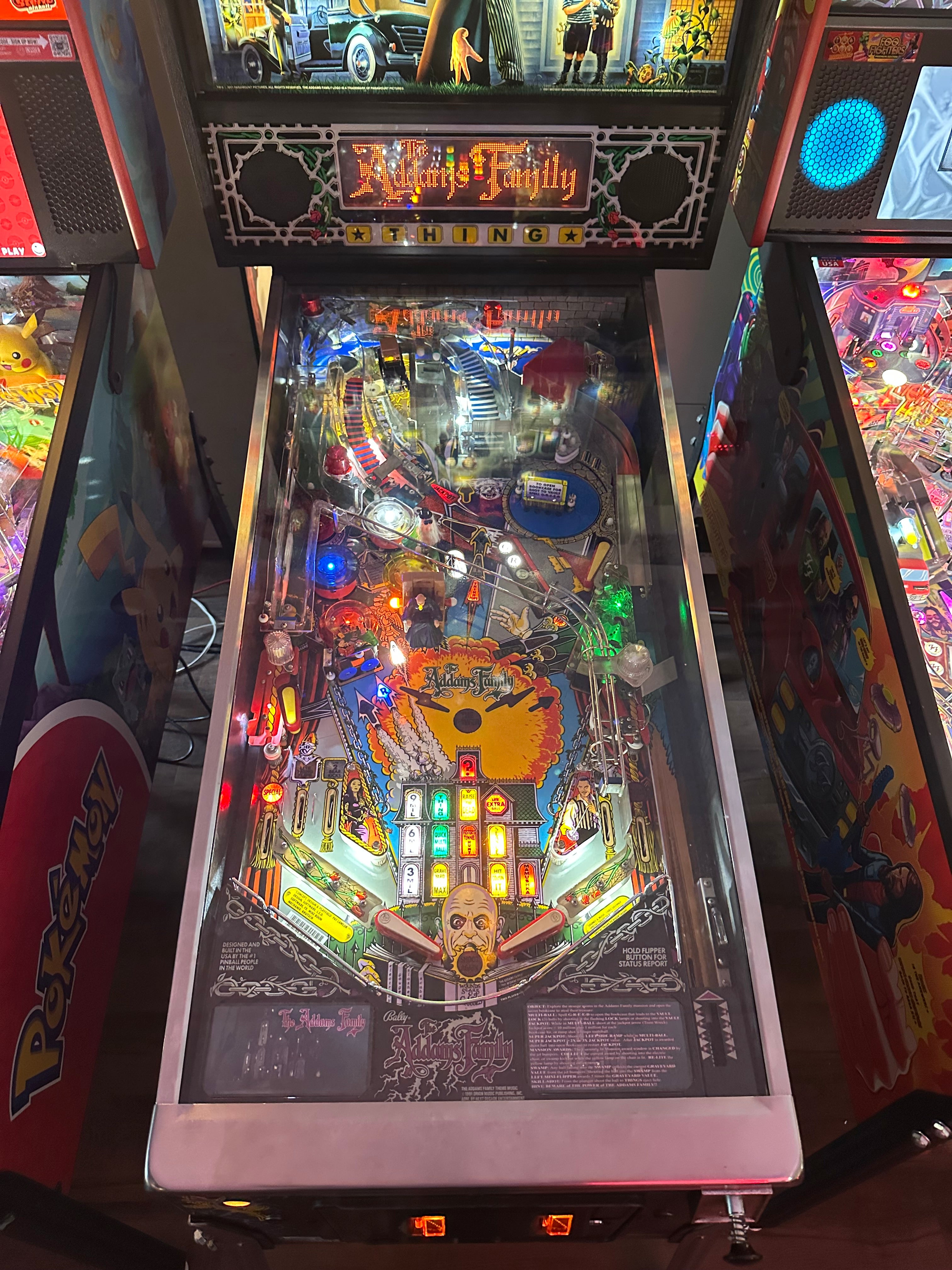 Bally The Addams Family Pinball Machine