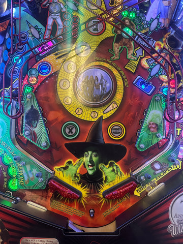 Image of JJP Wizard of Oz 75th Anniversary Ruby Red Edition Pinball Machine
