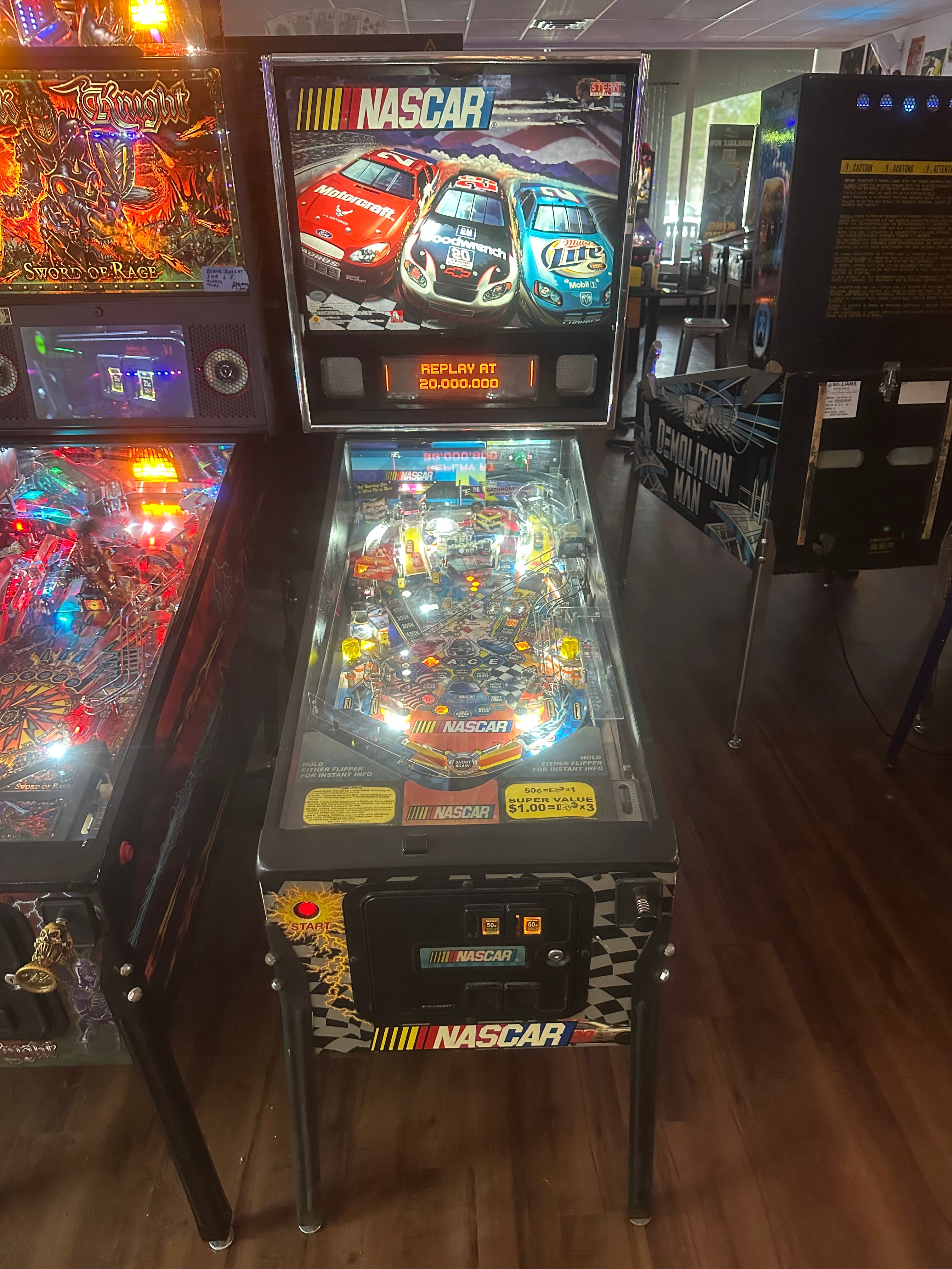 Stern Pinball NASCAR Pinball Machine