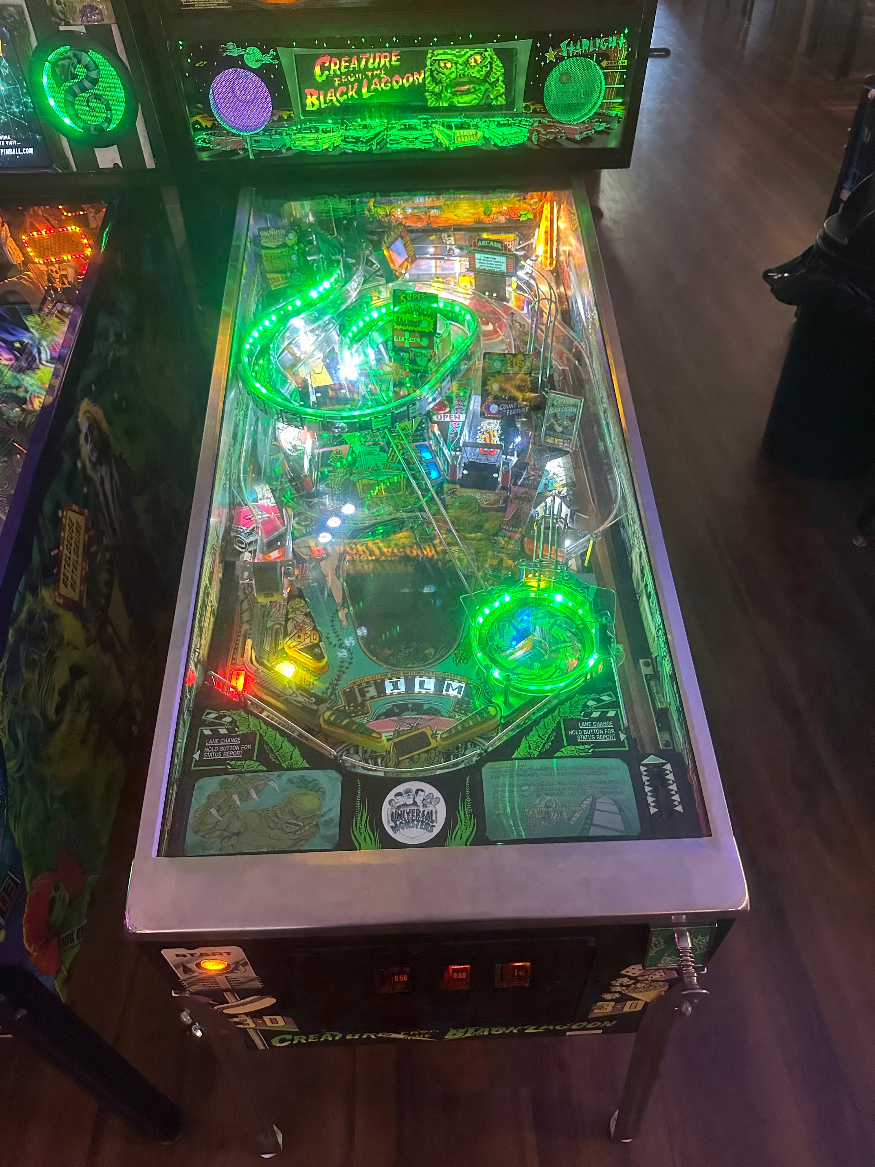 Bally LOADED Creature from the Black Lagoon Pinball Machine