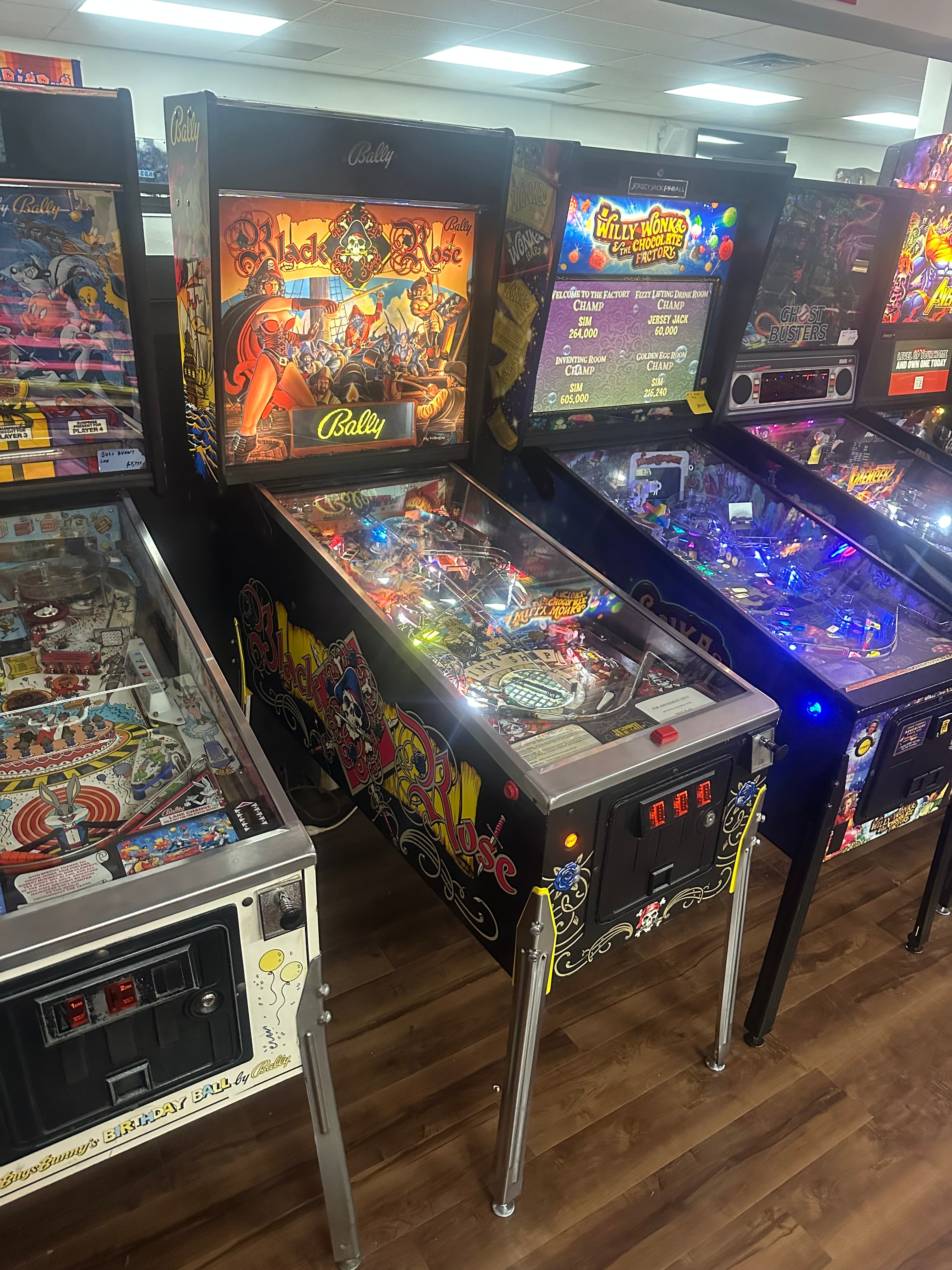 Bally Black Rose Pinball Machine