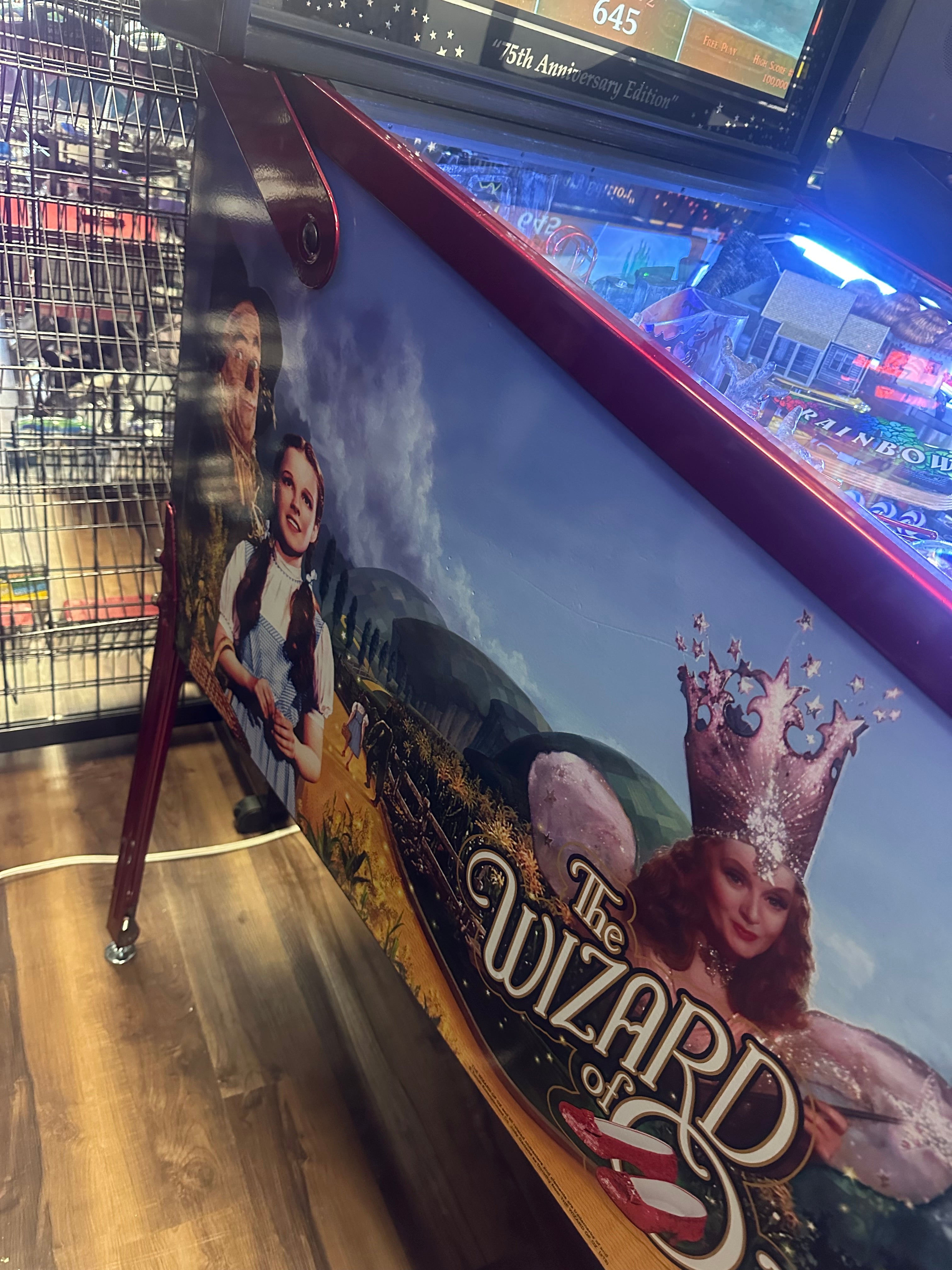 JJP Wizard of Oz 75th Anniversary Ruby Red Edition Pinball Machine