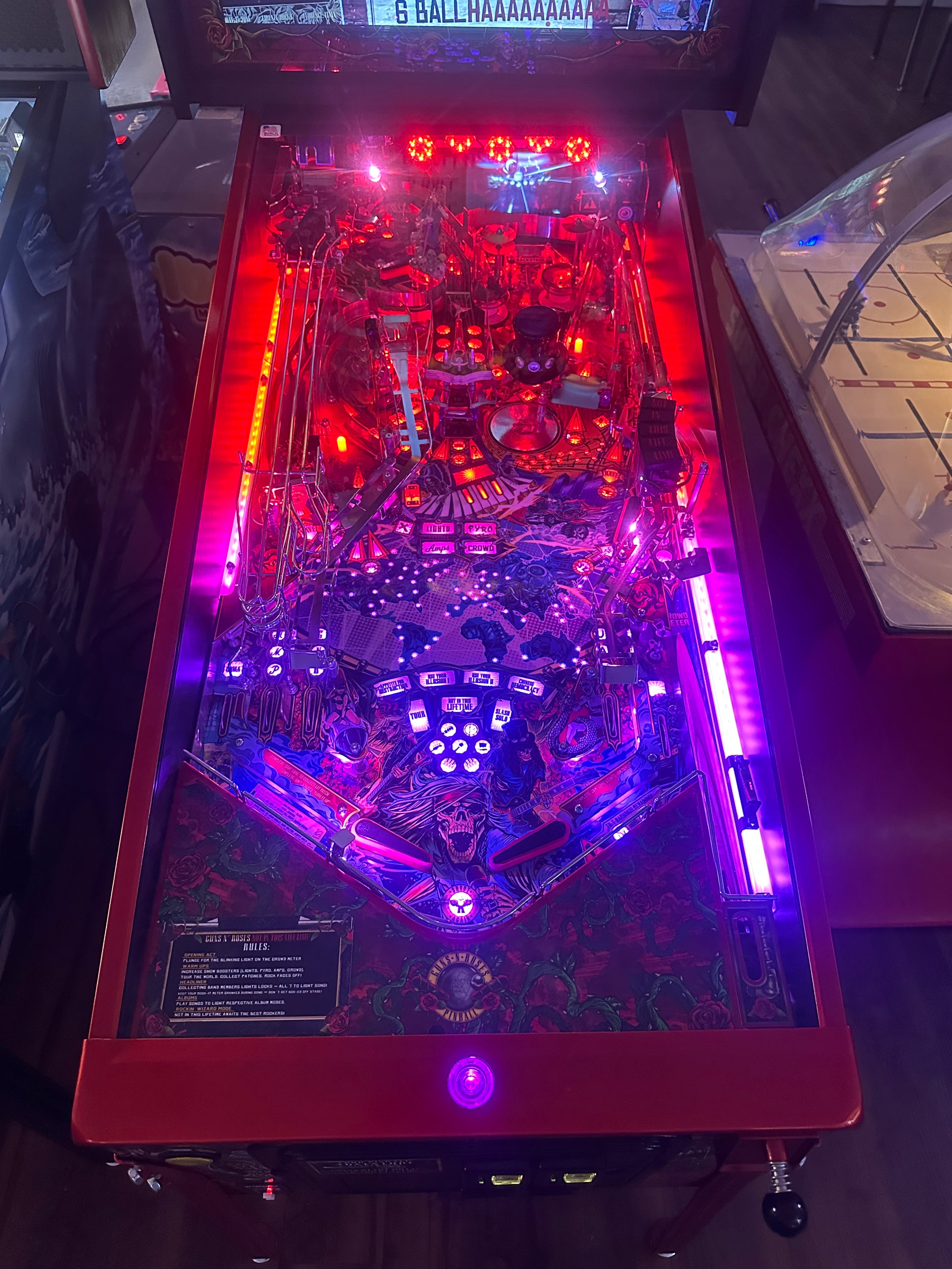 JJP Guns N' Roses Limited Edition Pinball Machine