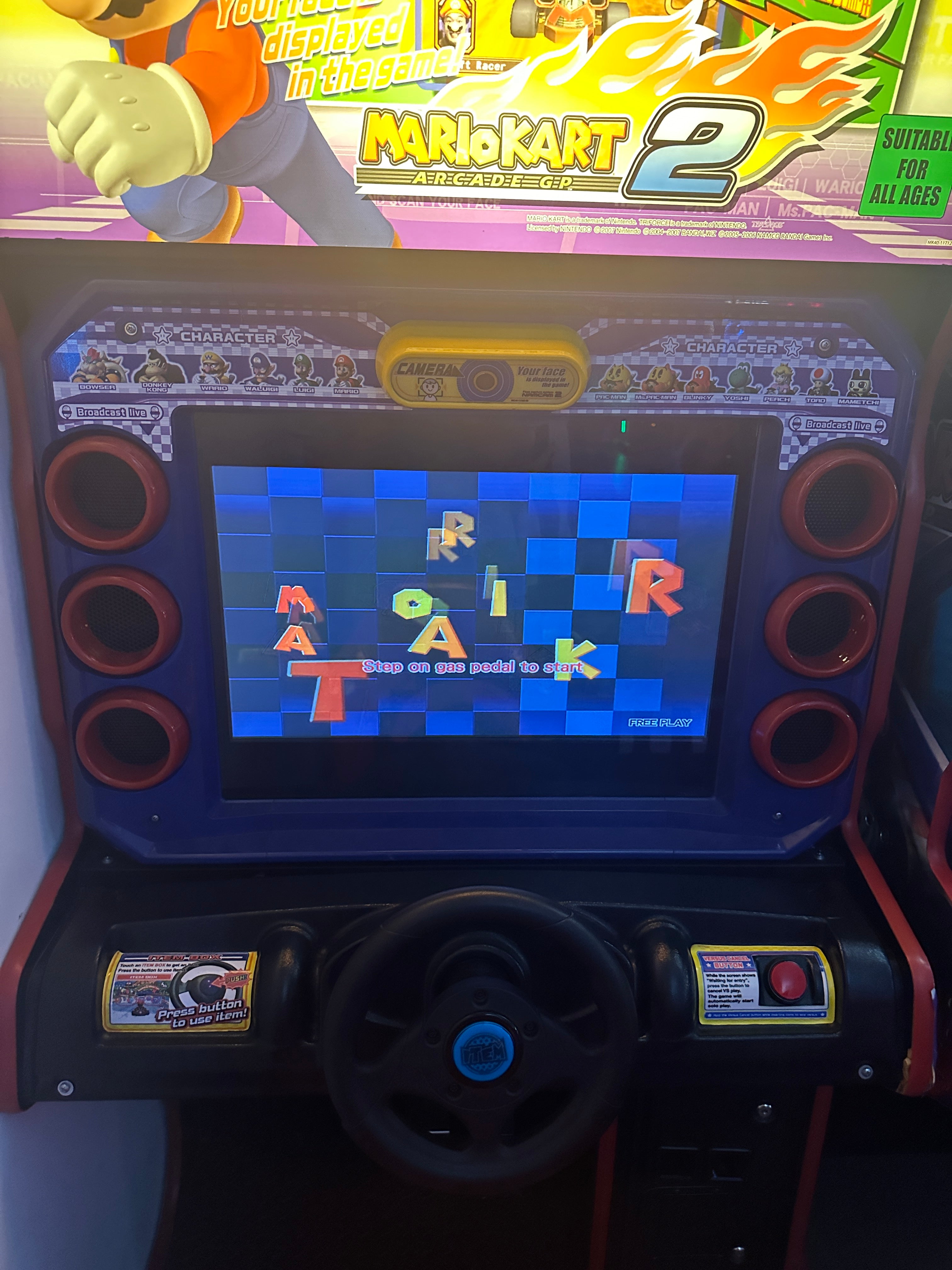 Bandai Namco Mario Kart GP 2 Arcade Game