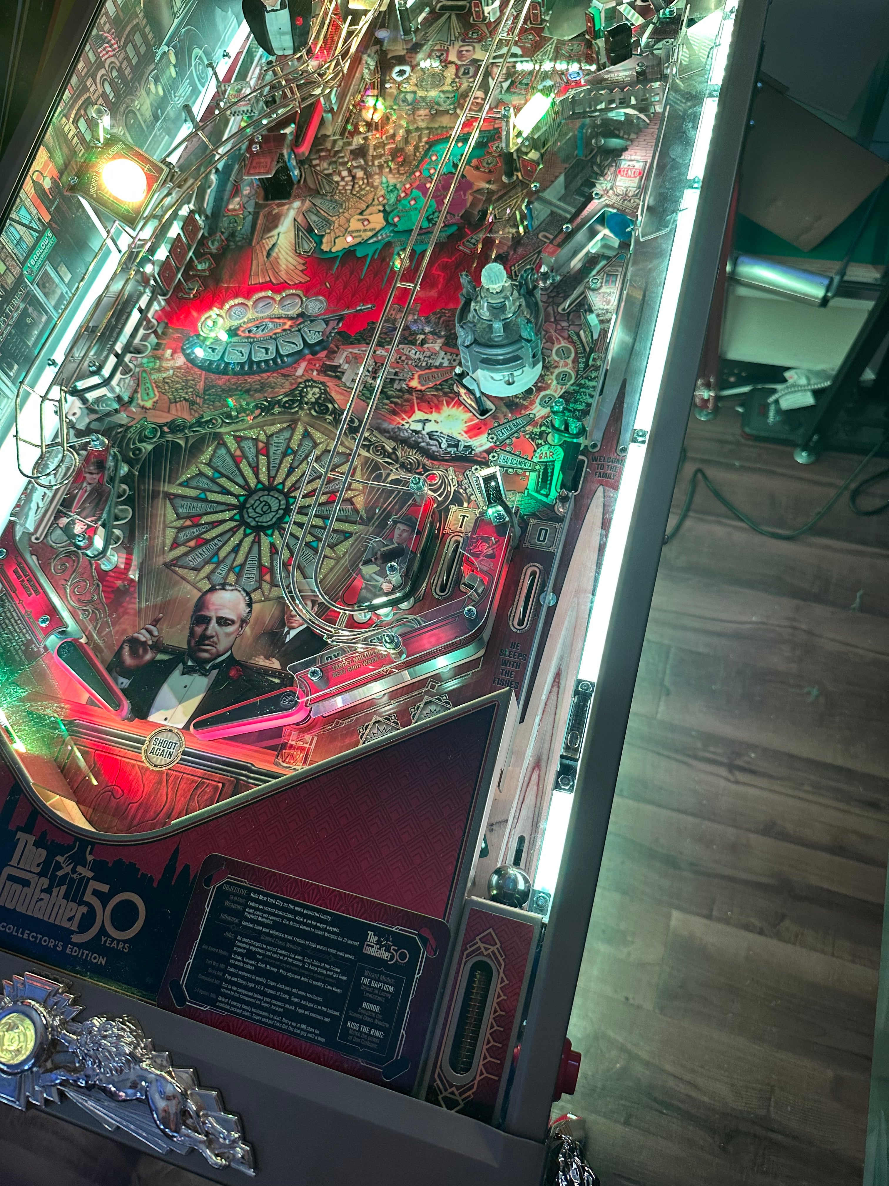 Jersey Jack Pinball The Godfather Collectors Edition Pinball Machine