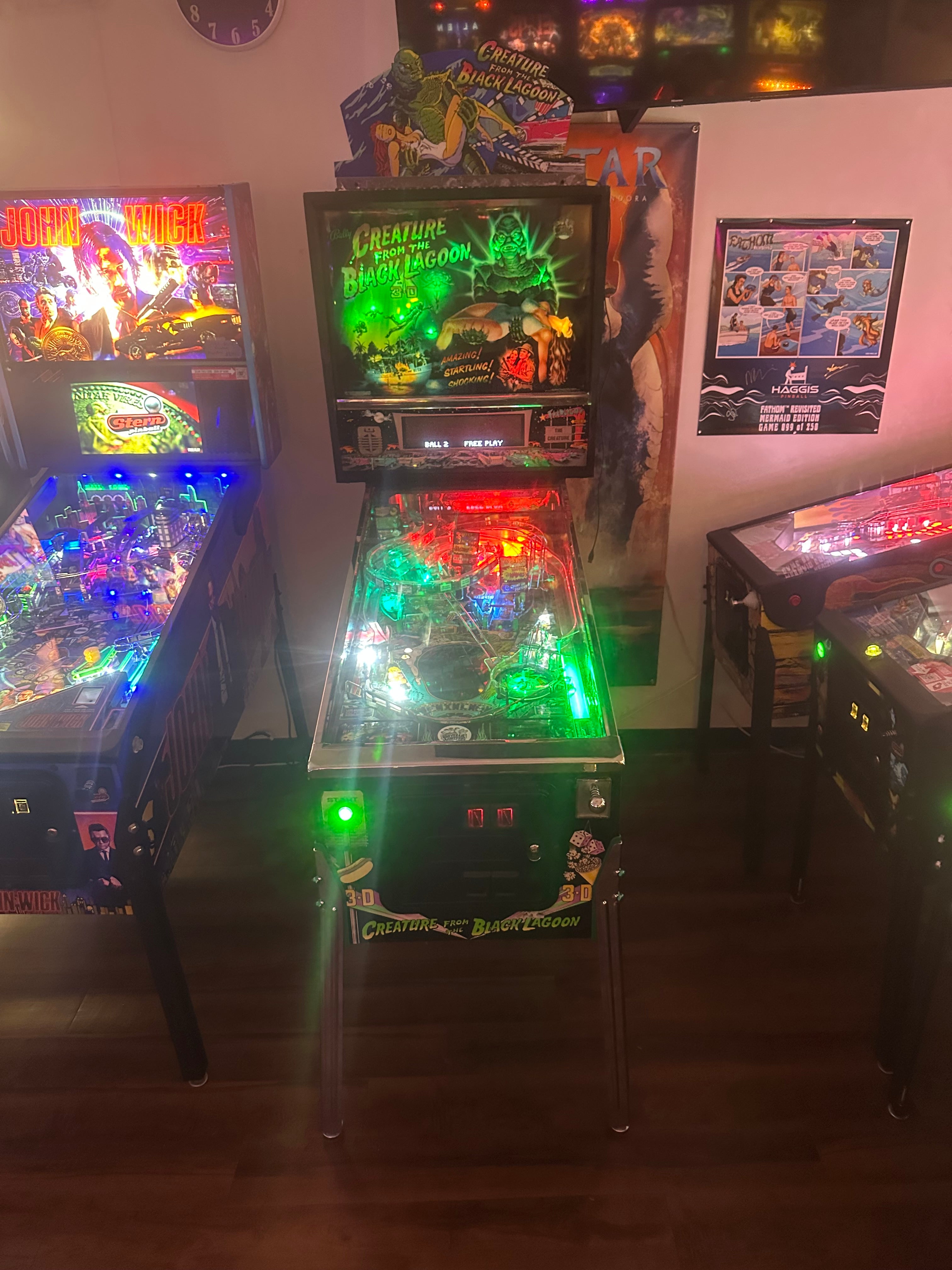 Bally LOADED Creature from the Black Lagoon Pinball Machine