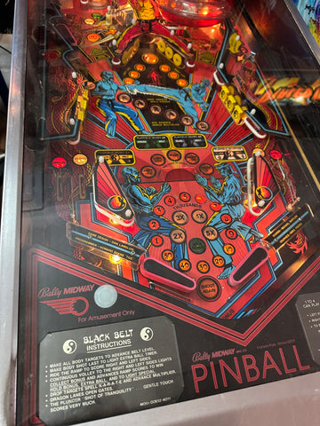 Image of Bally Black Belt Pinball Machine
