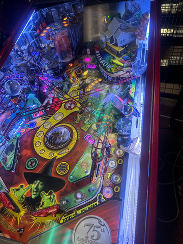 Image of JJP Wizard of Oz 75th Anniversary Ruby Red Edition Pinball Machine
