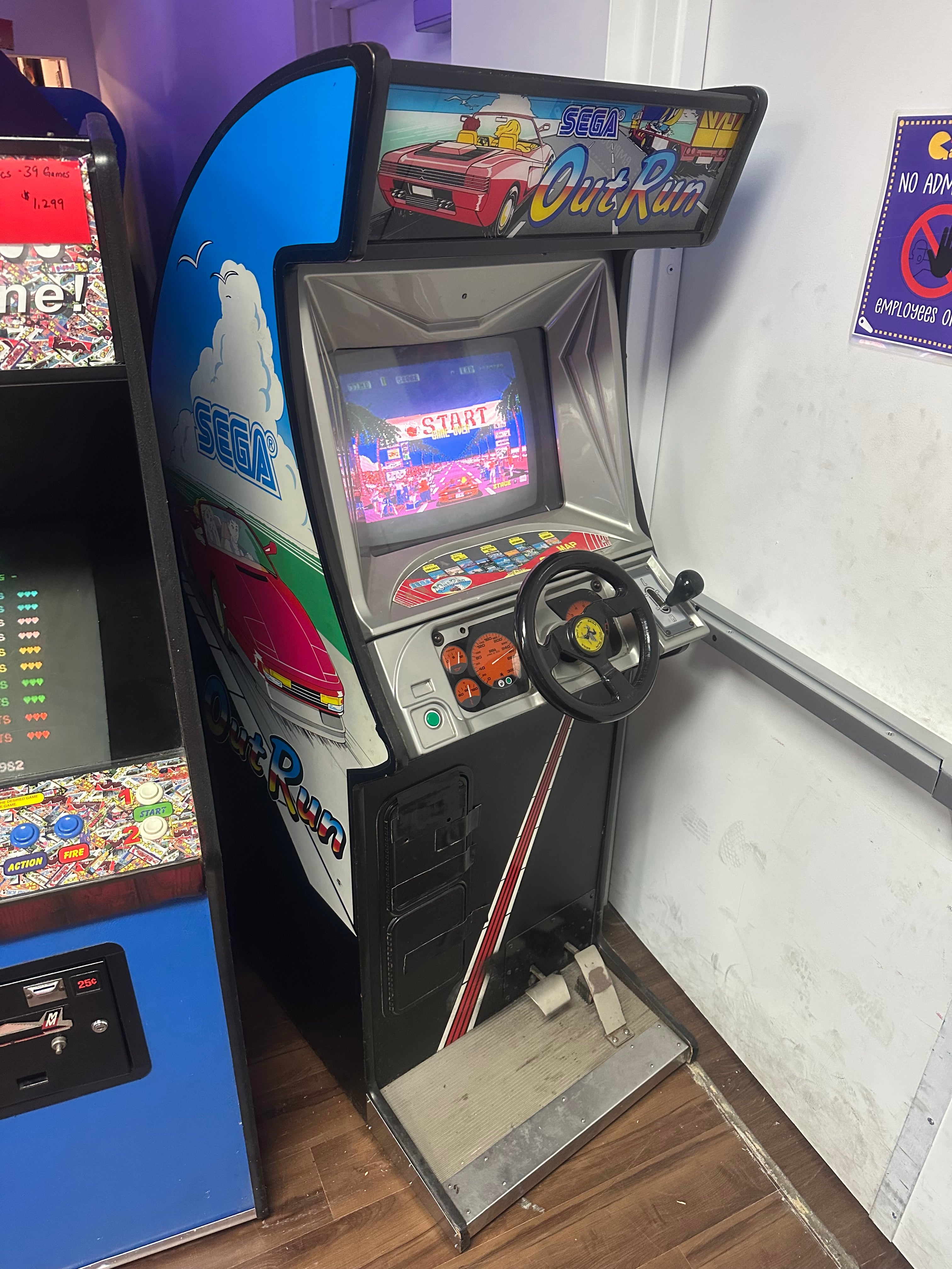 Sega Out Run Arcade Game