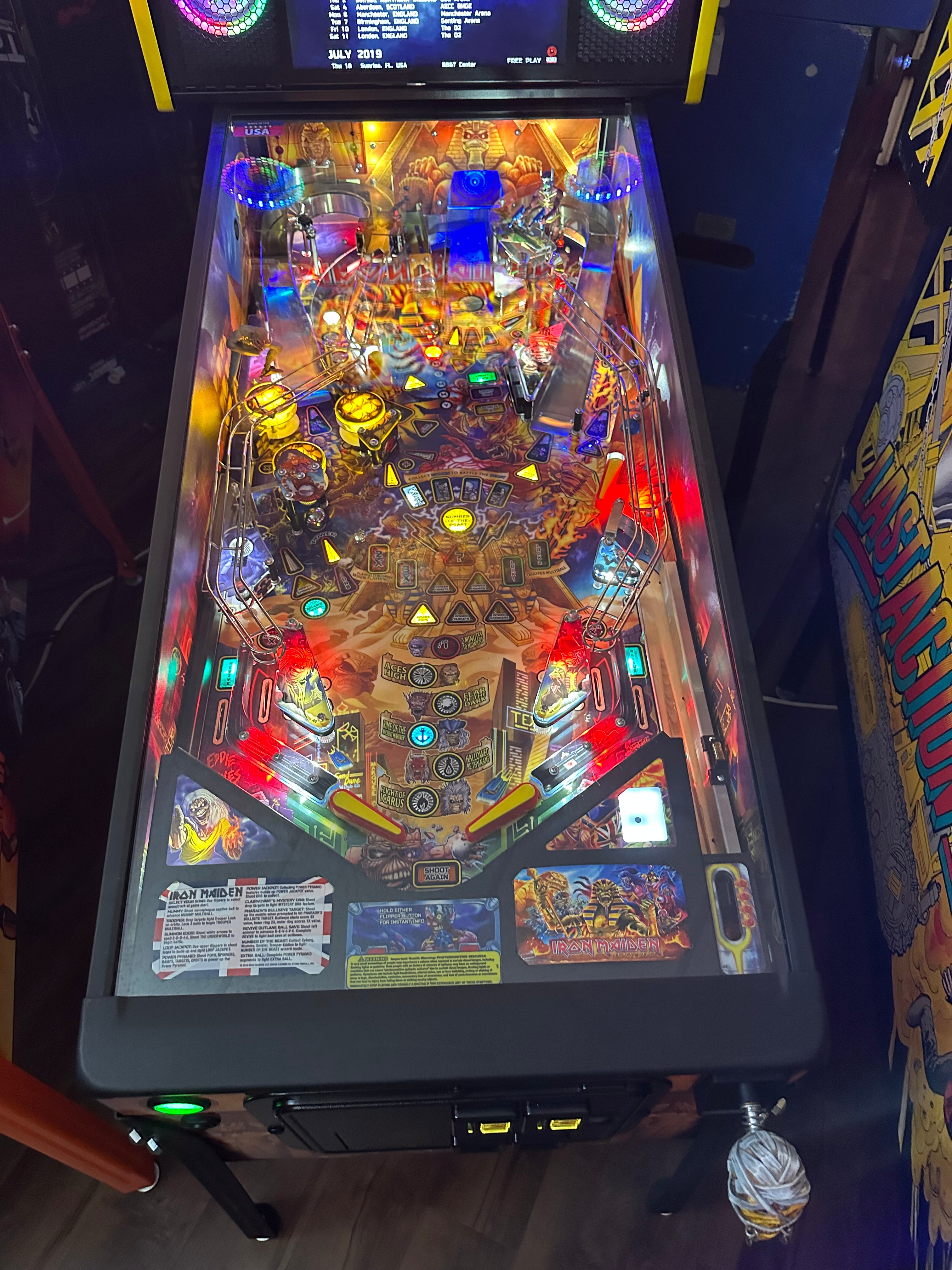 Stern Pinball Iron Maiden Premium Pinball Machine