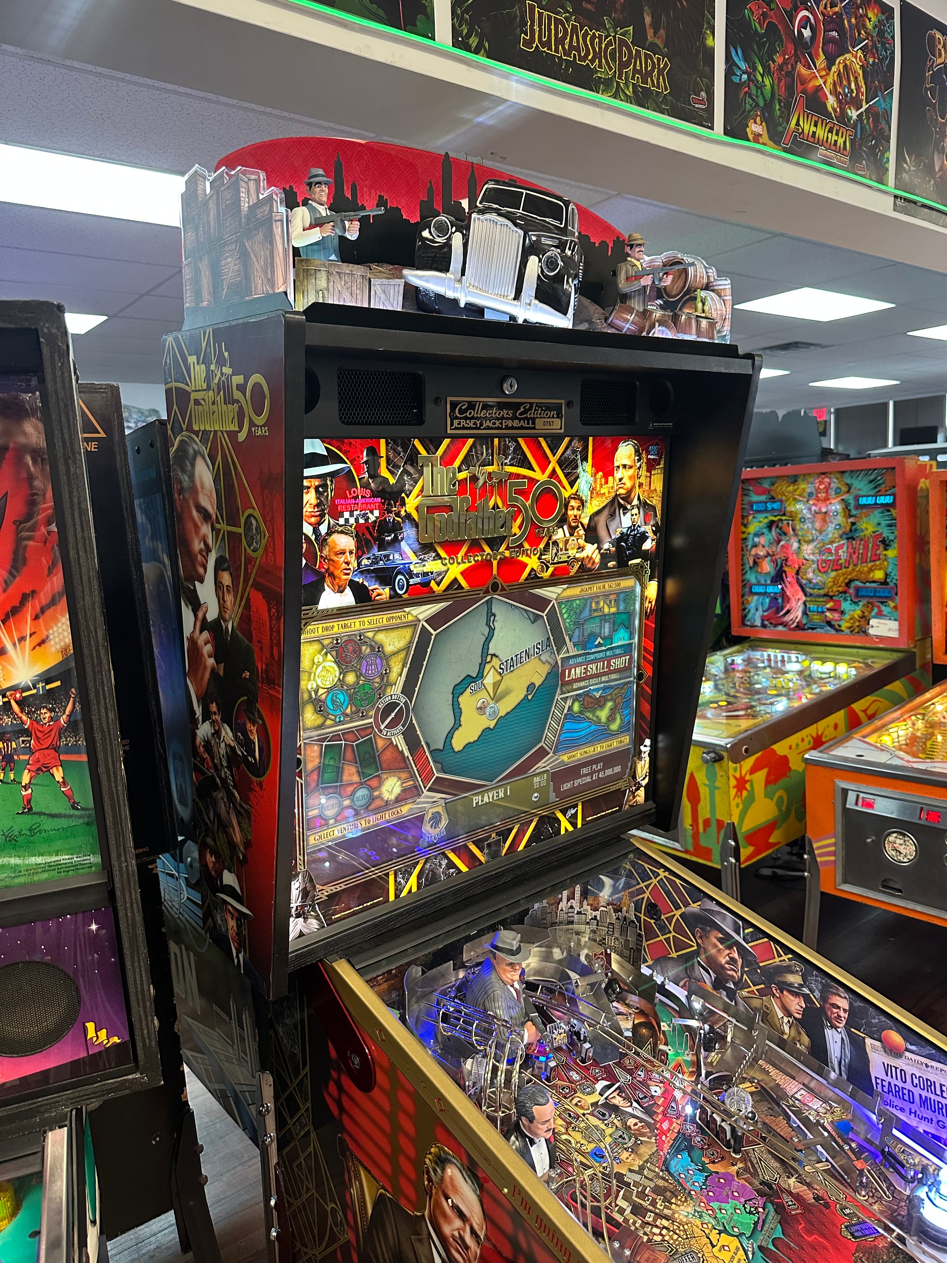 Jersey Jack Pinball The Godfather Collectors Edition Pinball Machine