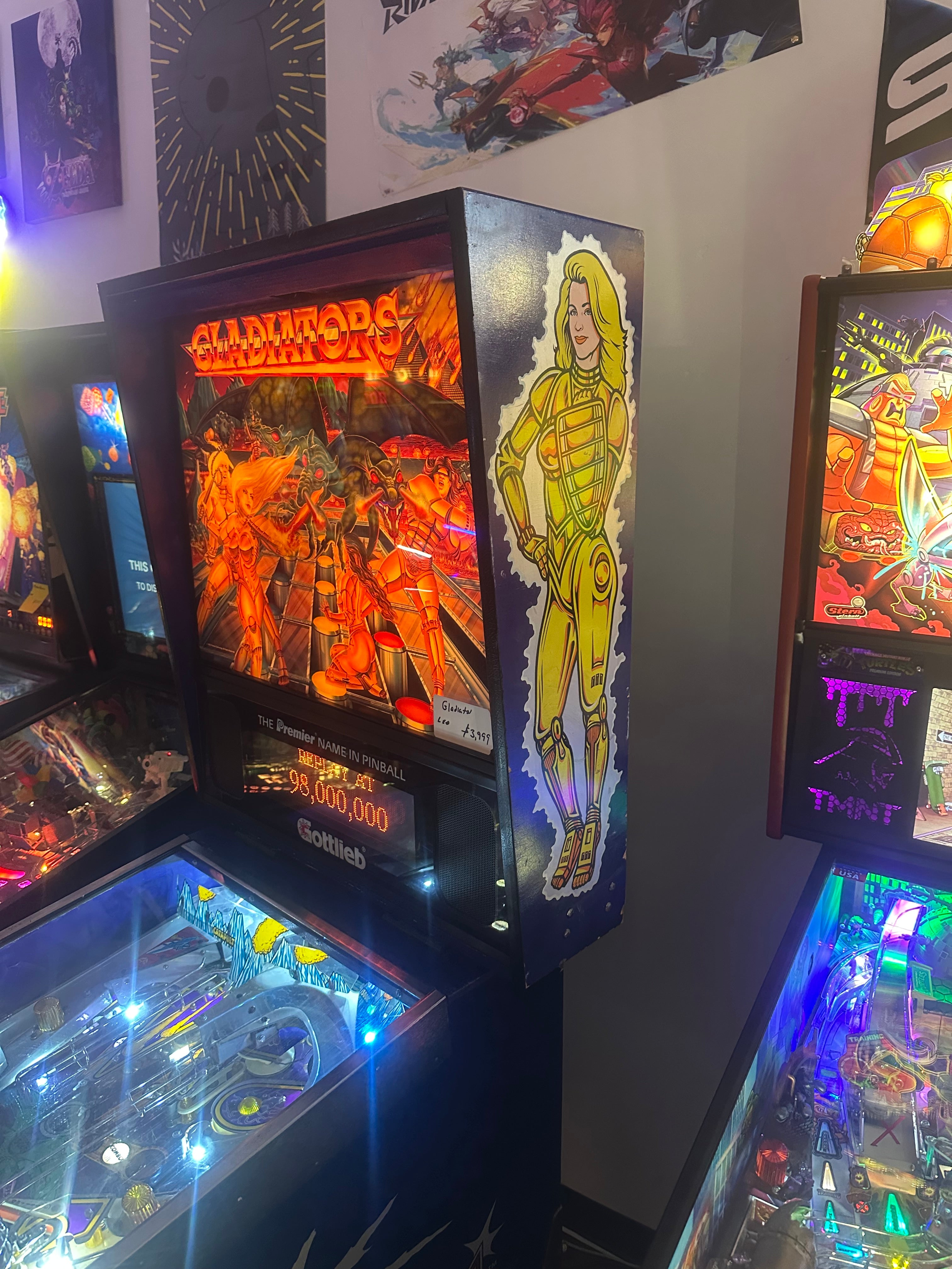Gottlieb Gladiators Pinball Machine