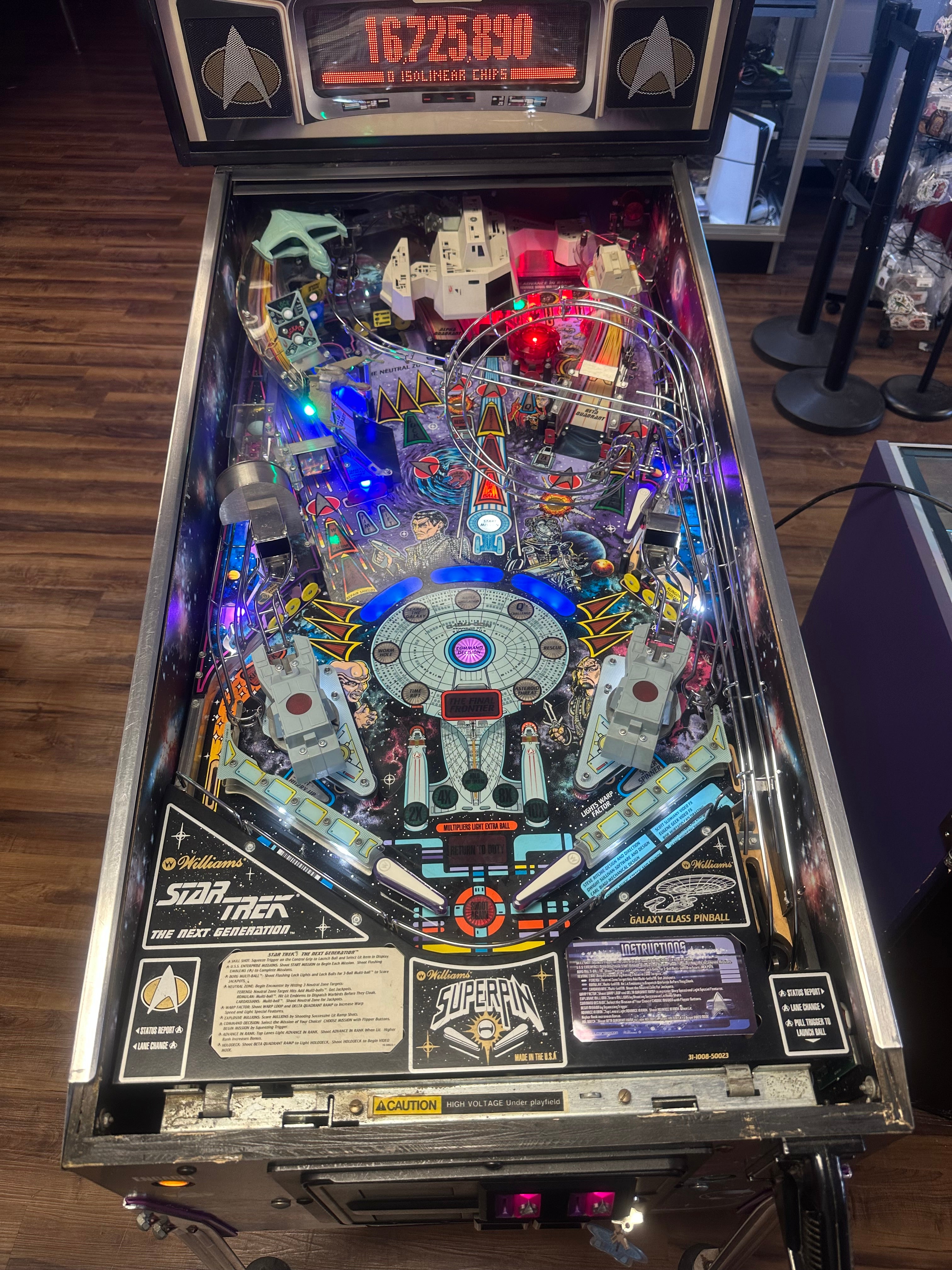 Williams Star Trek: The Next Generation Pinball Machine