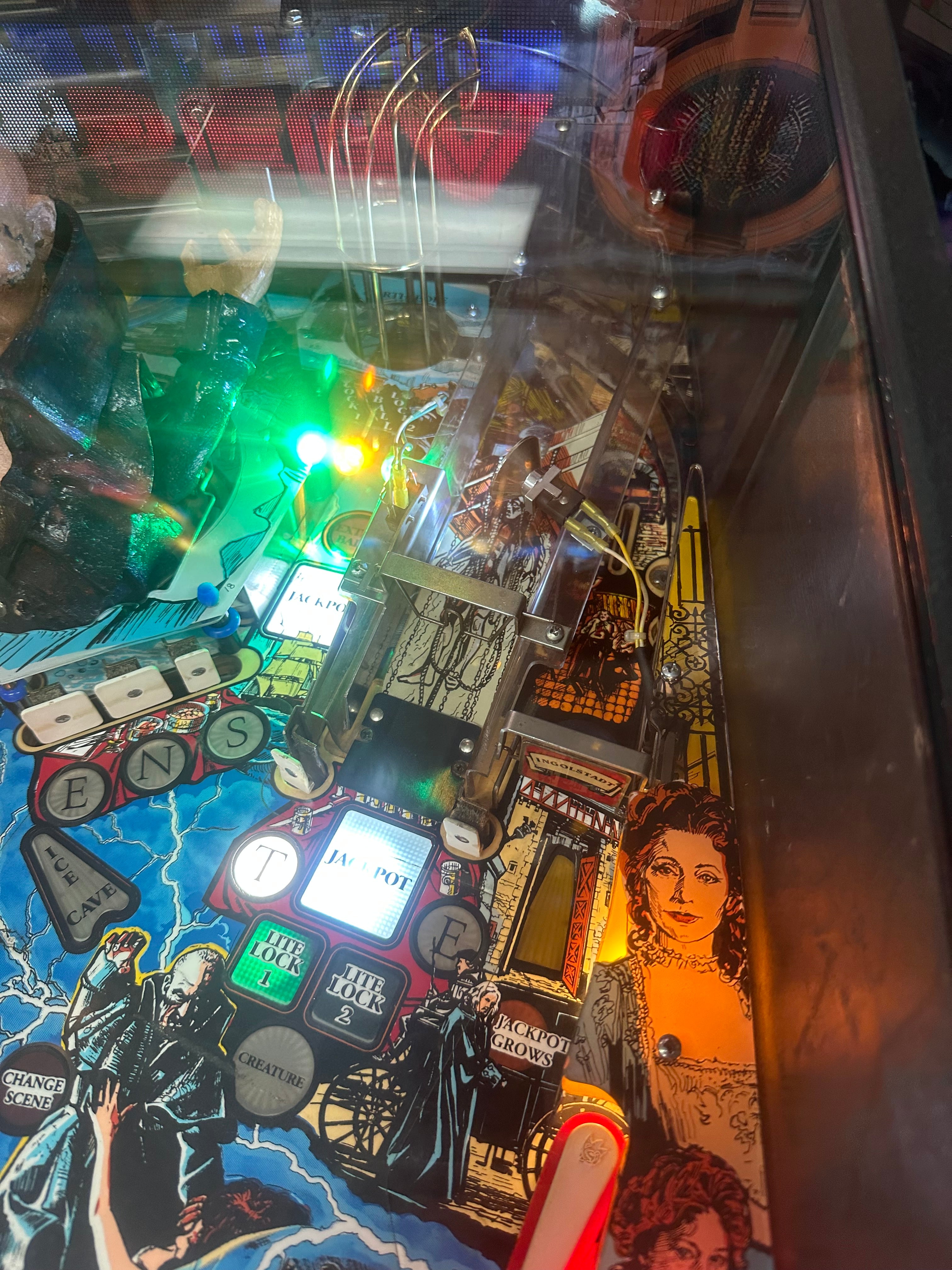 SEGA Mary Shelley's Frankenstein Pinball Machine