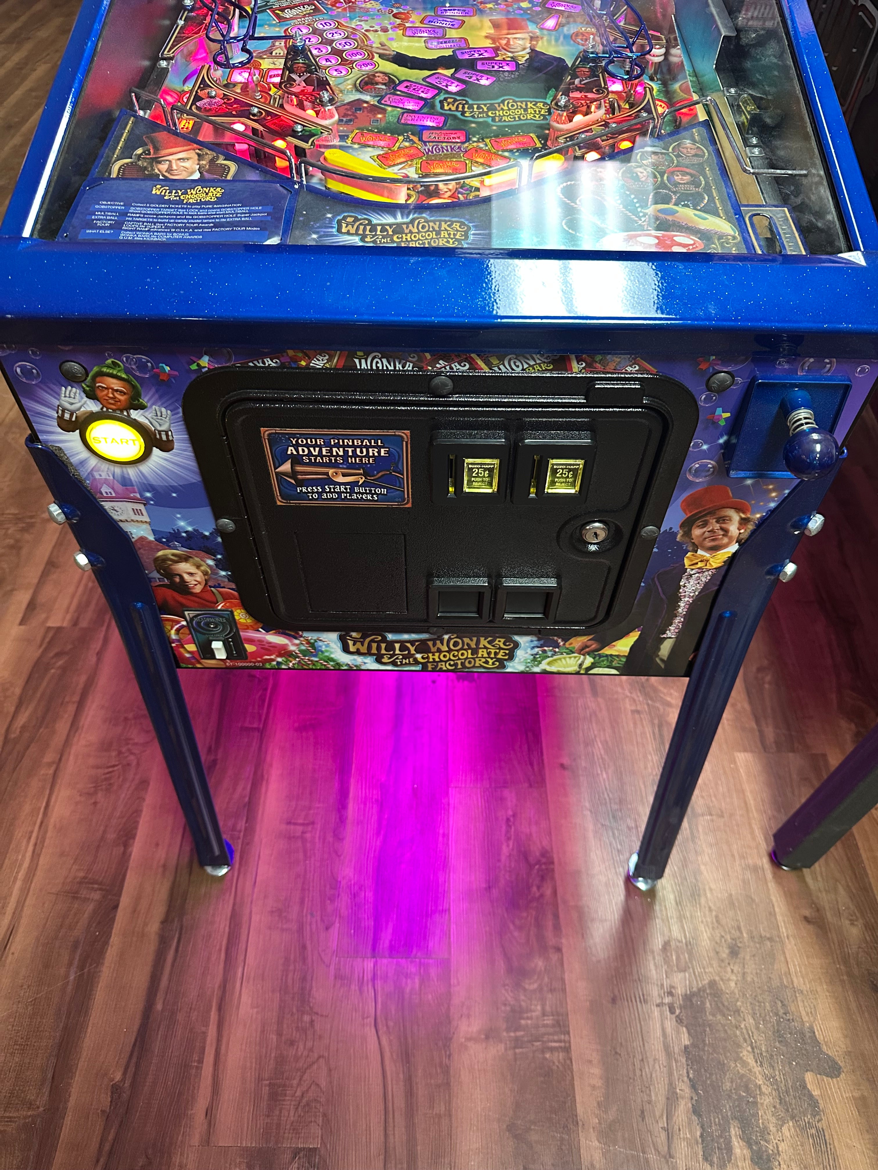 JJP Willy Wonka & the Chocolate Factory Limited Edition Pinball Machine