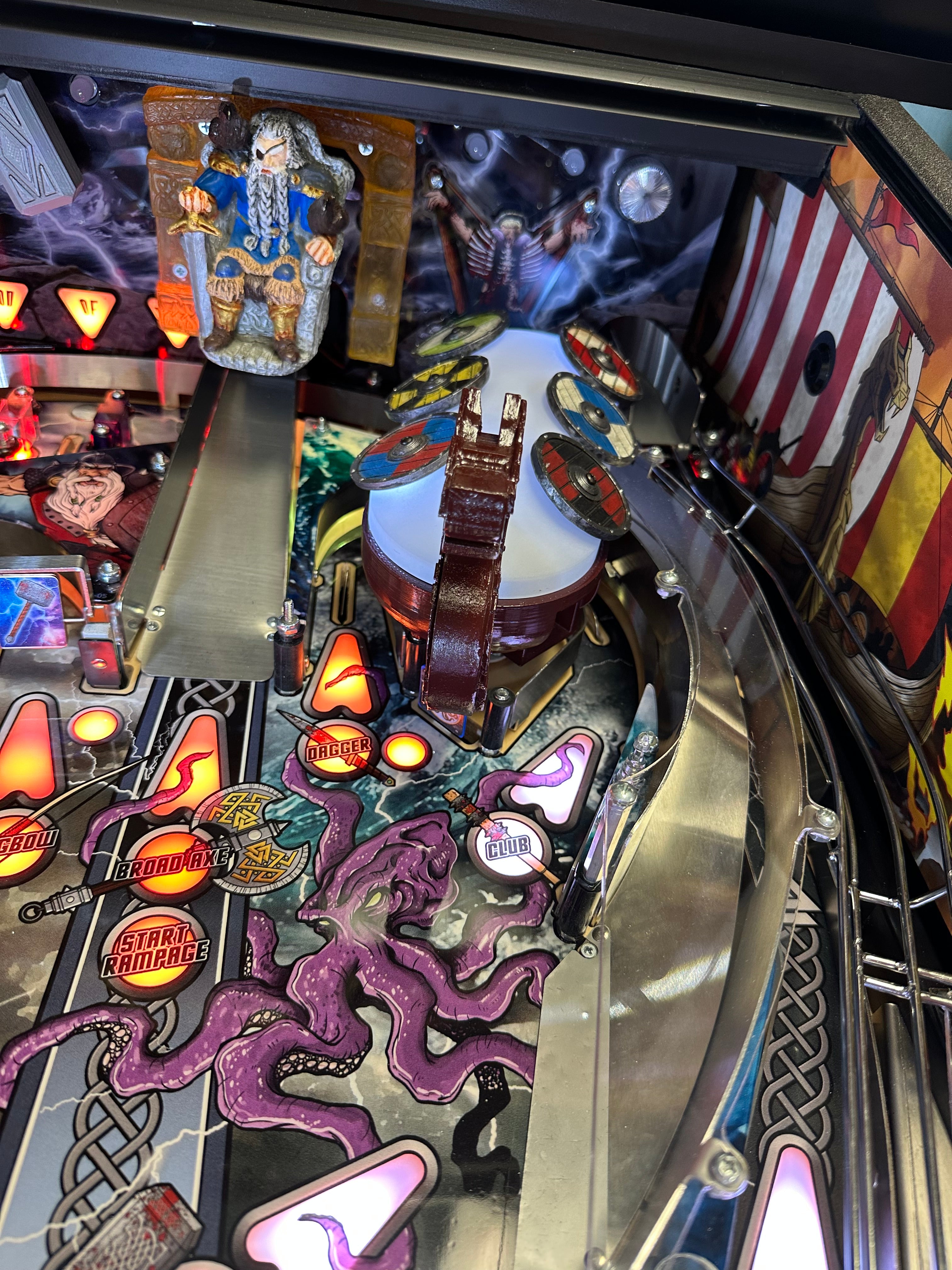 American Pinball Legends of Valhalla Classic Pinball Machine