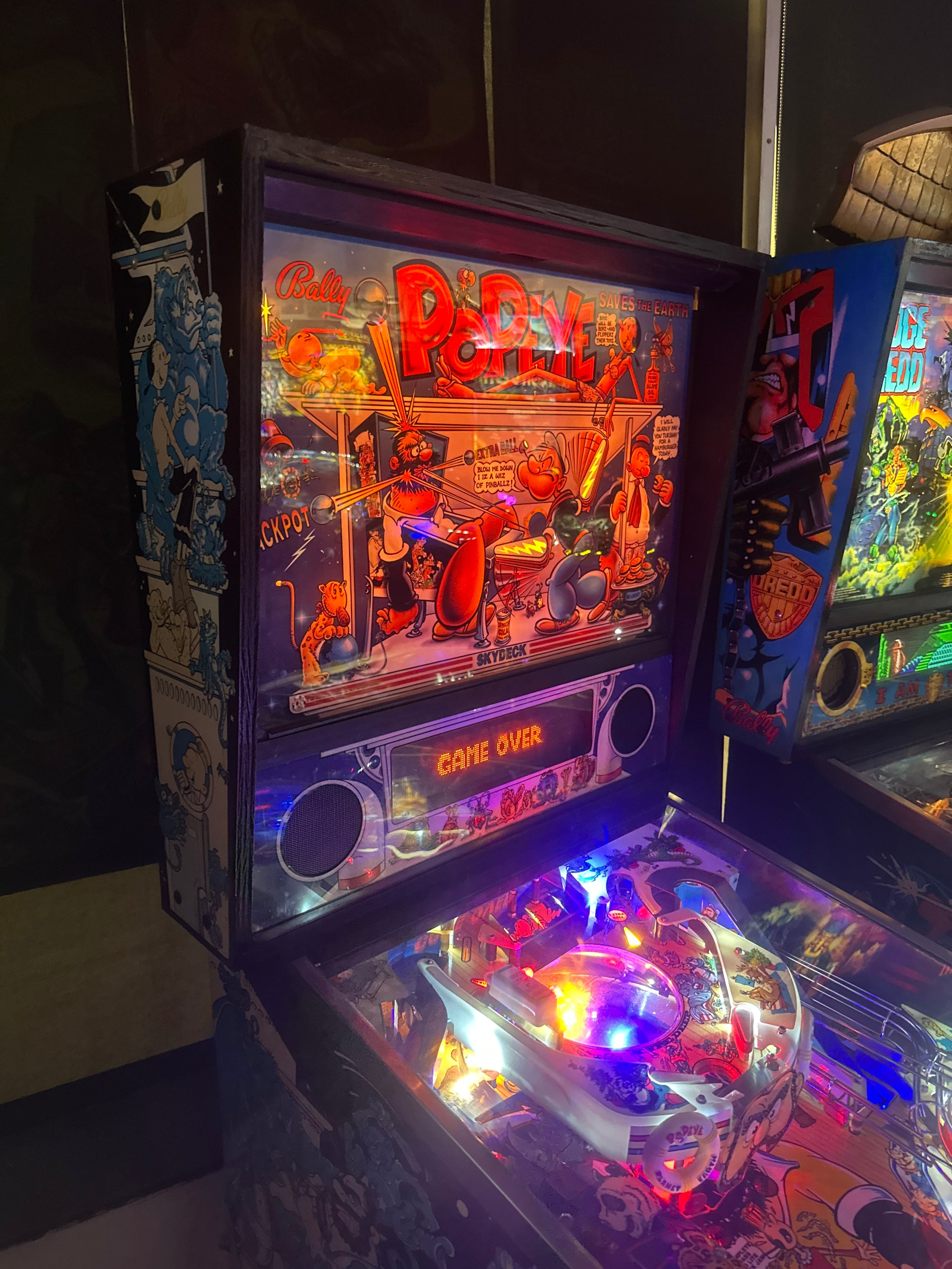 Bally Popeye Saves the Earth Pinball Machine