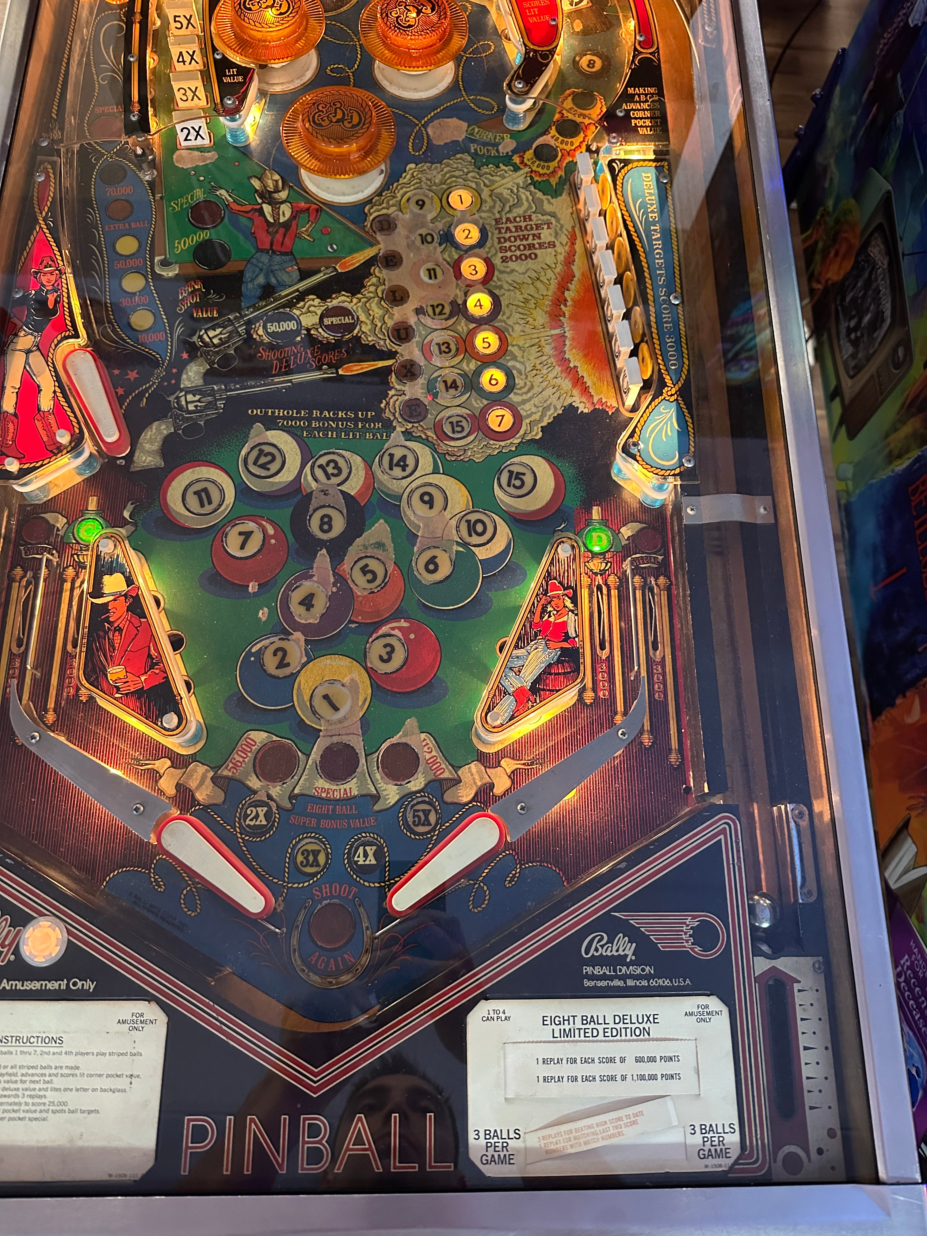 Bally Eight Ball Deluxe Limited Edition Pinball Machine