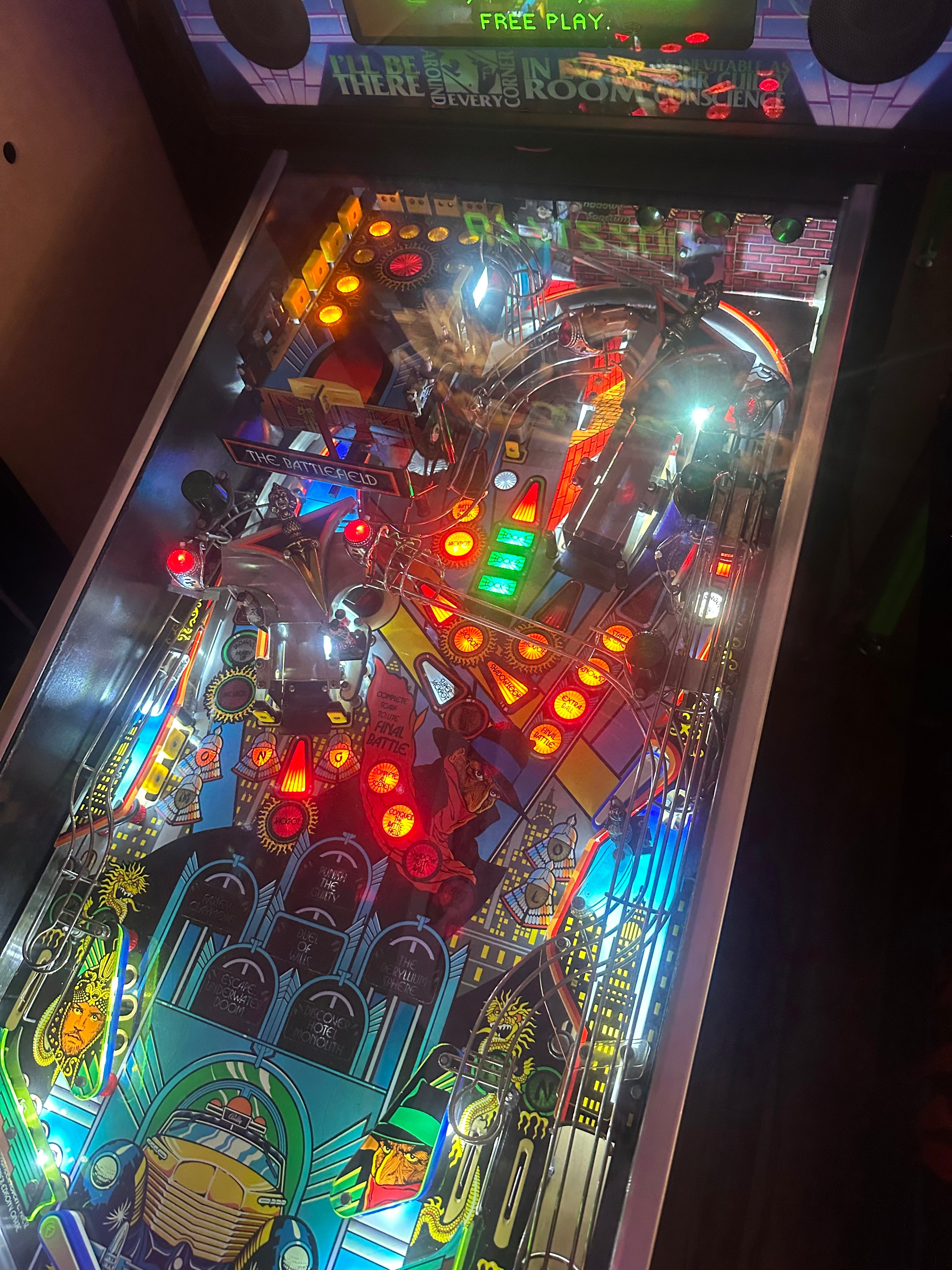 Bally The Shadow Pinball Machine