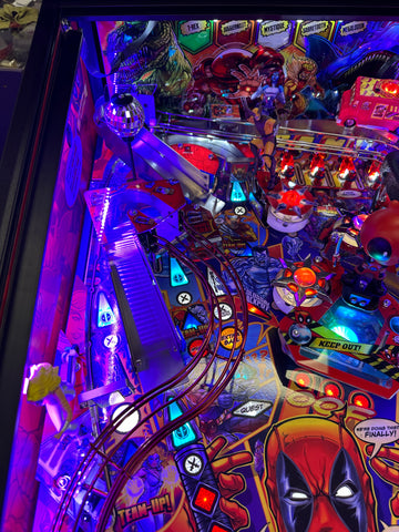Image of Stern Pinball LOADED Deadpool Premium Pinball Machine