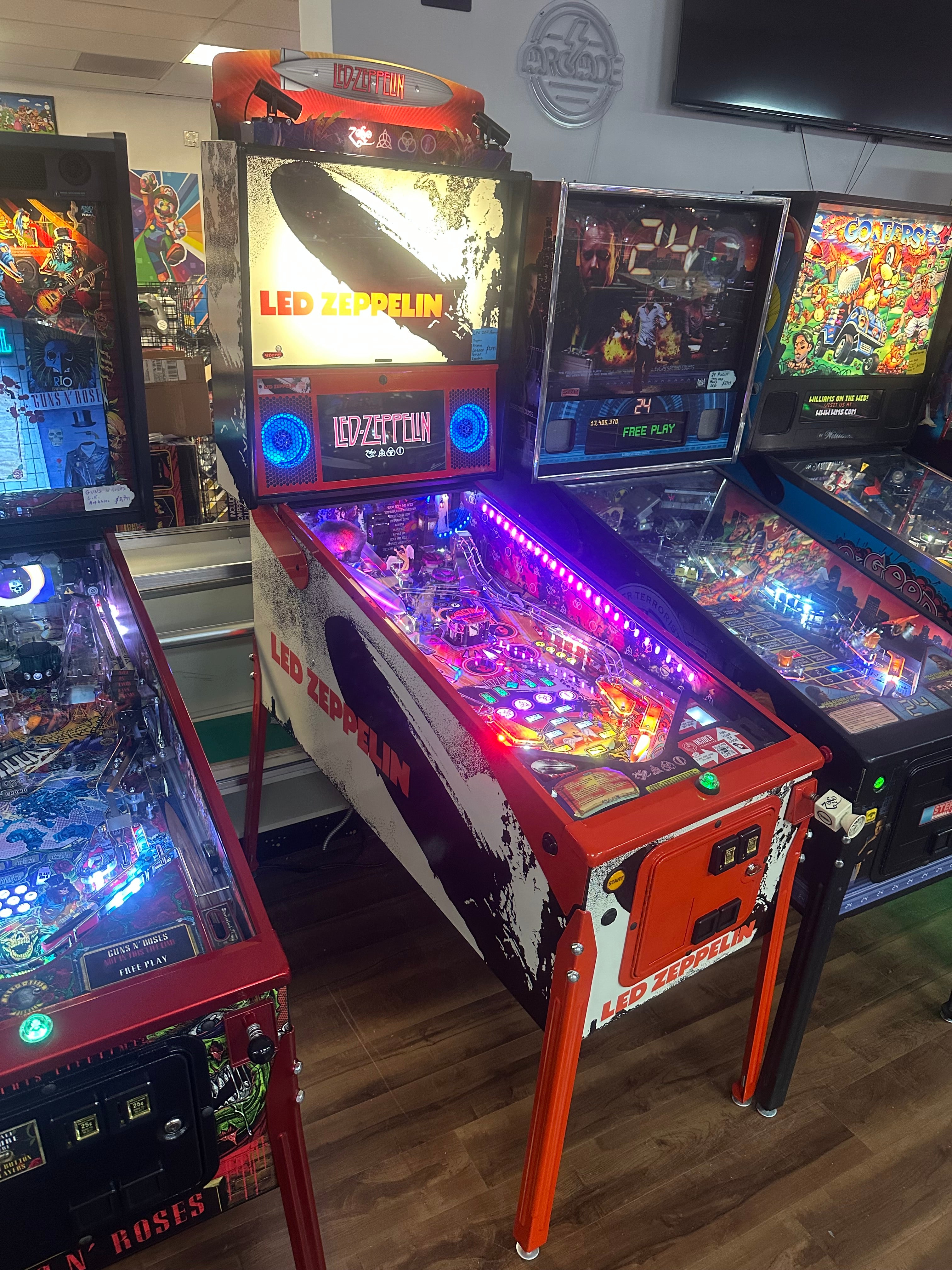 Stern Pinball LOADED Led Zeppelin Premium Pinball Machine