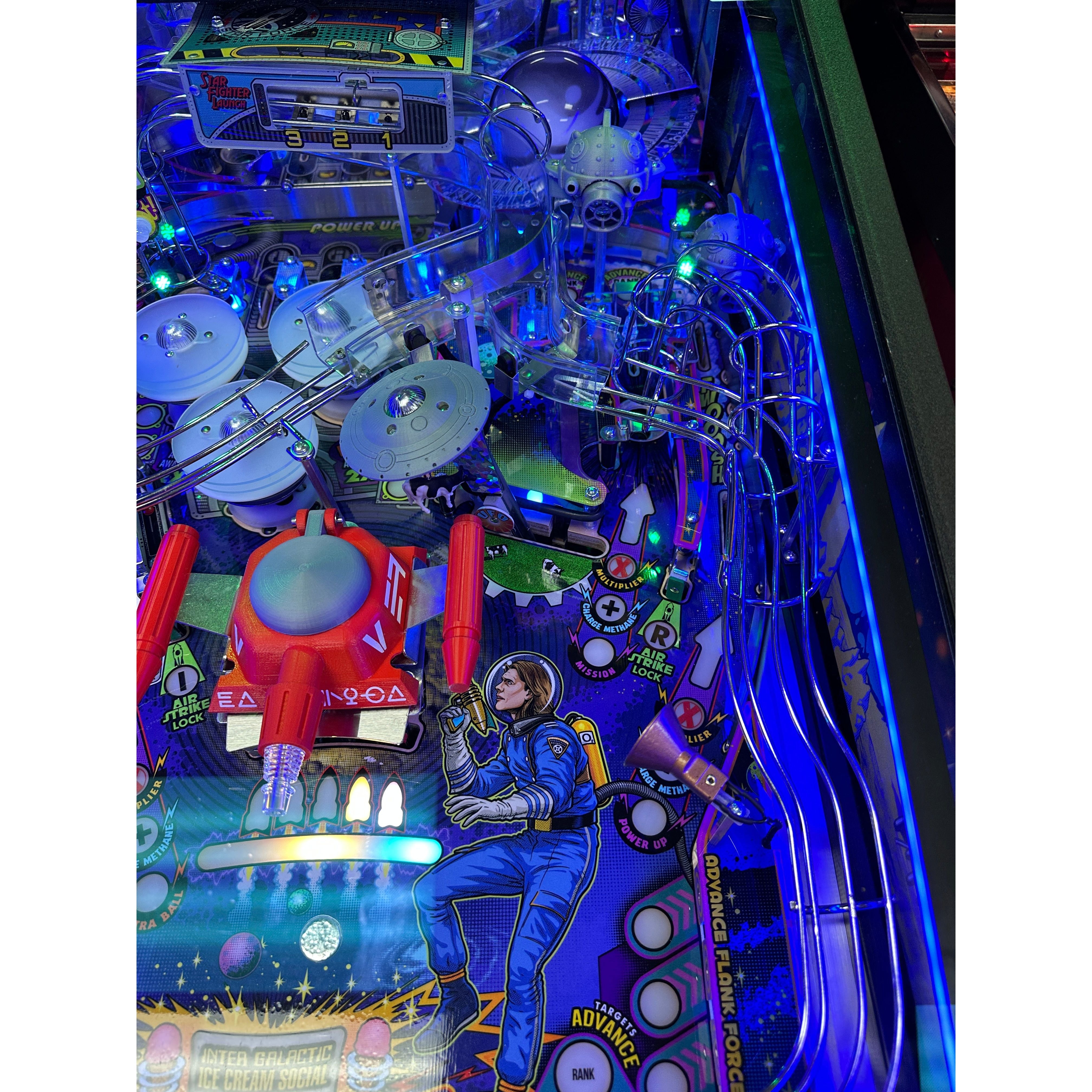 American Pinball Galactic Tank Force Deluxe Pinball Machine