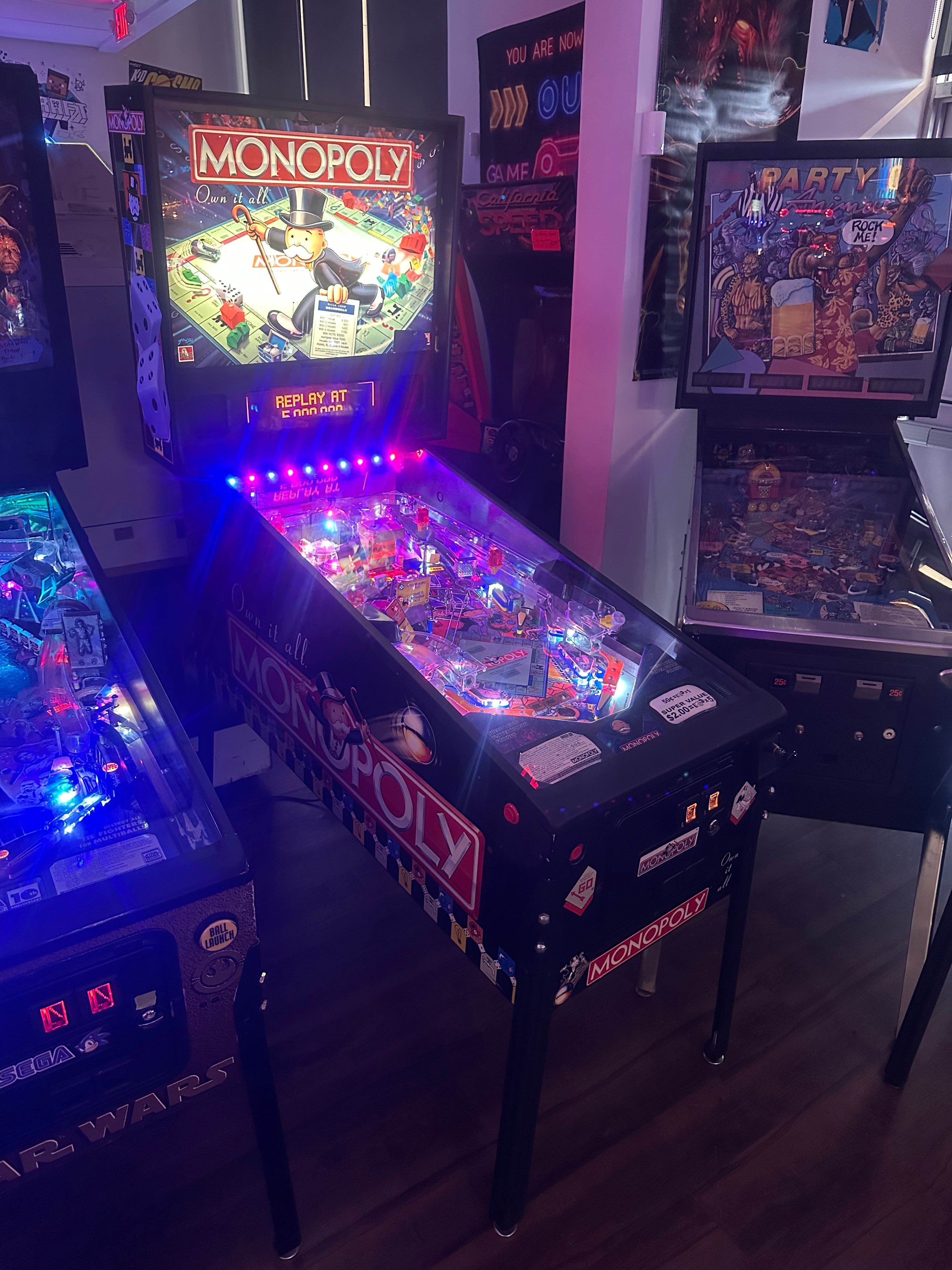 Stern Pinball Monopoly Pinball Machine