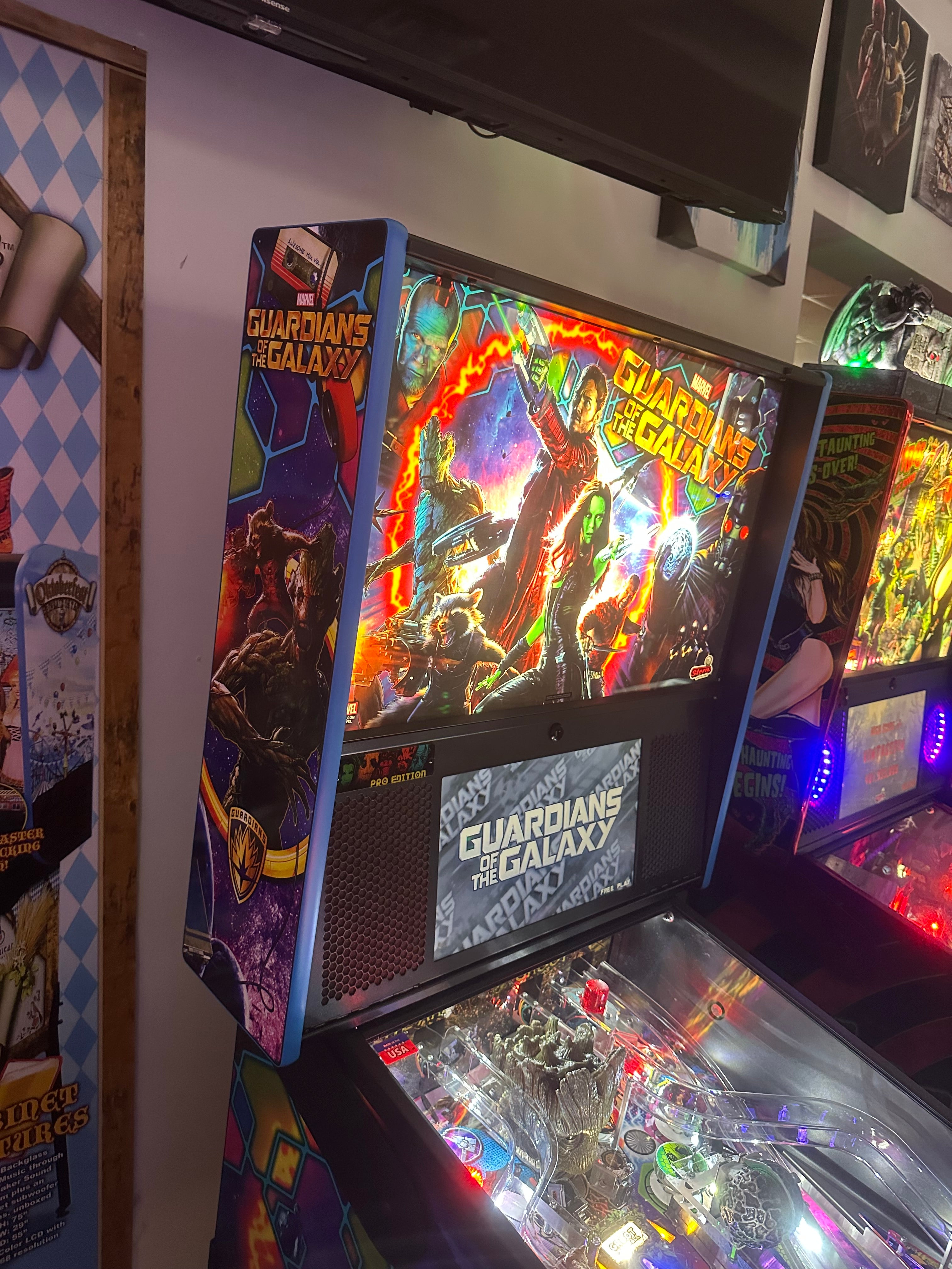 Stern Pinball Guardians of the Galaxy Pro Pinball Machine
