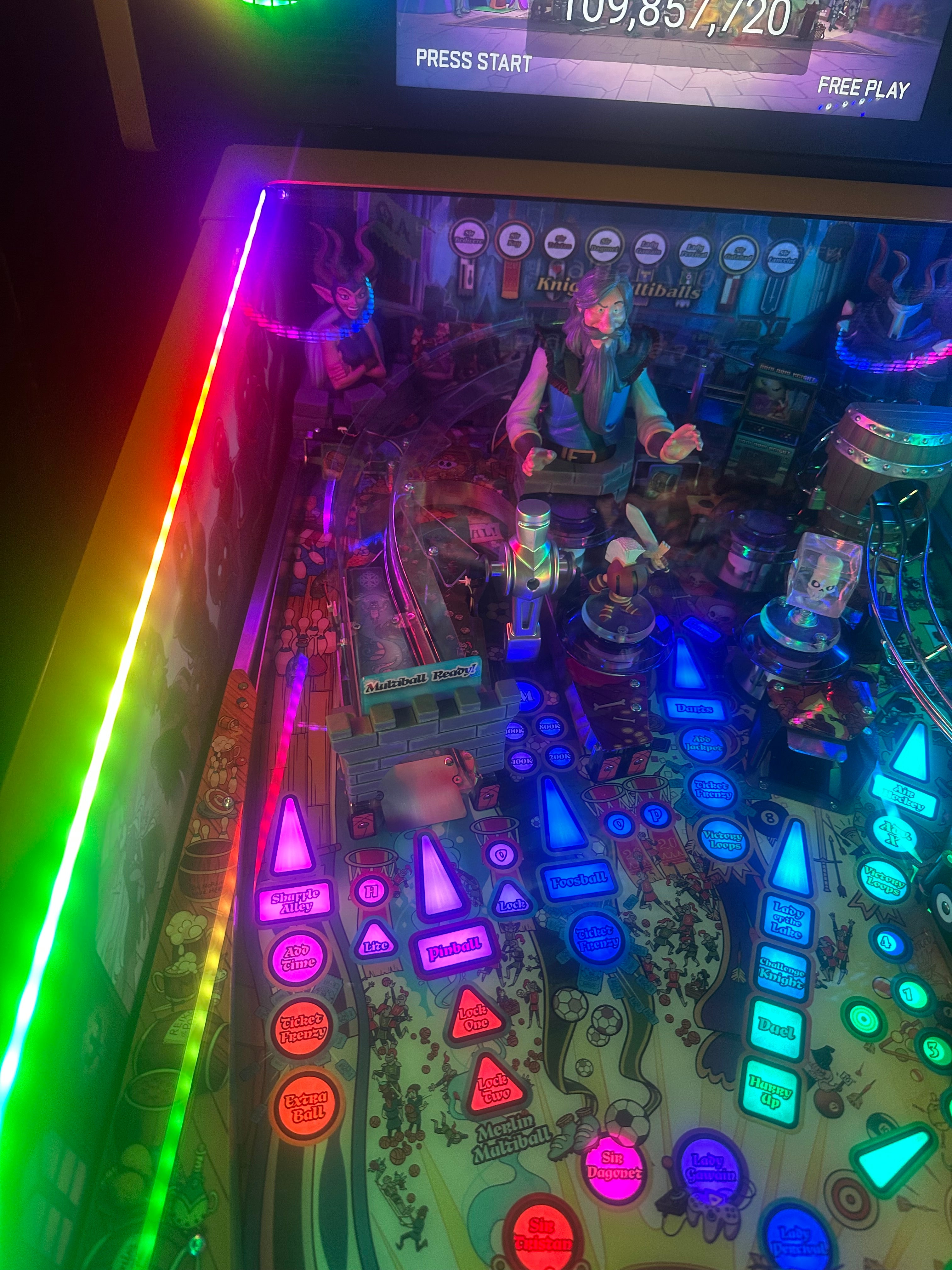 Turner Pinball Merlin's Arcade Pinball Machine - Legendary Edition