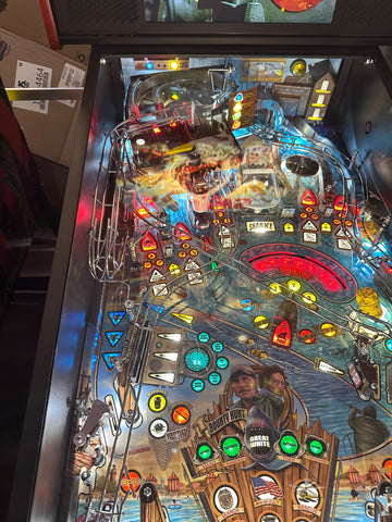 Image of Stern Pinball Jaws Premium Pinball Machine