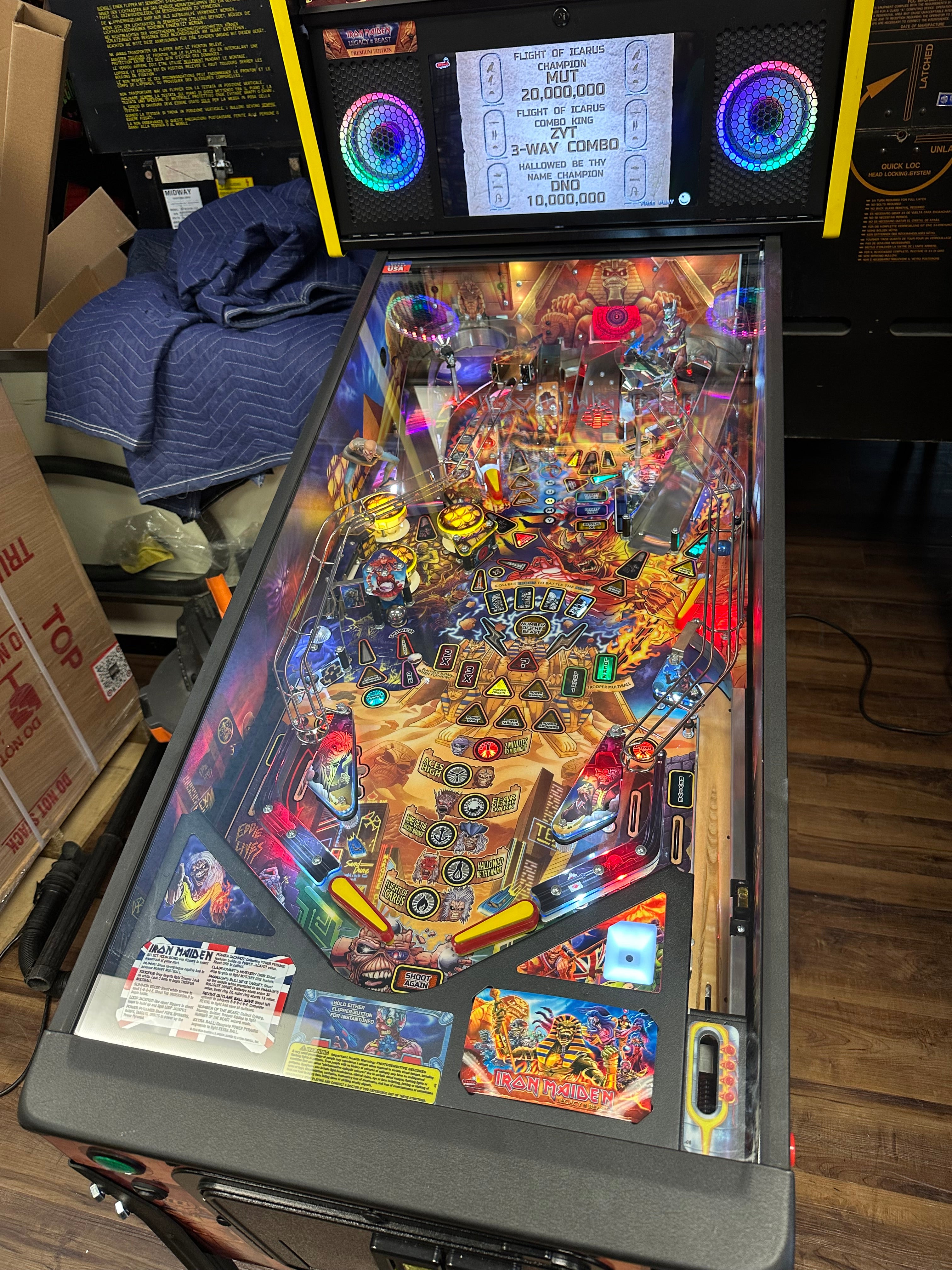 Stern Pinball Iron Maiden Premium Pinball Machine