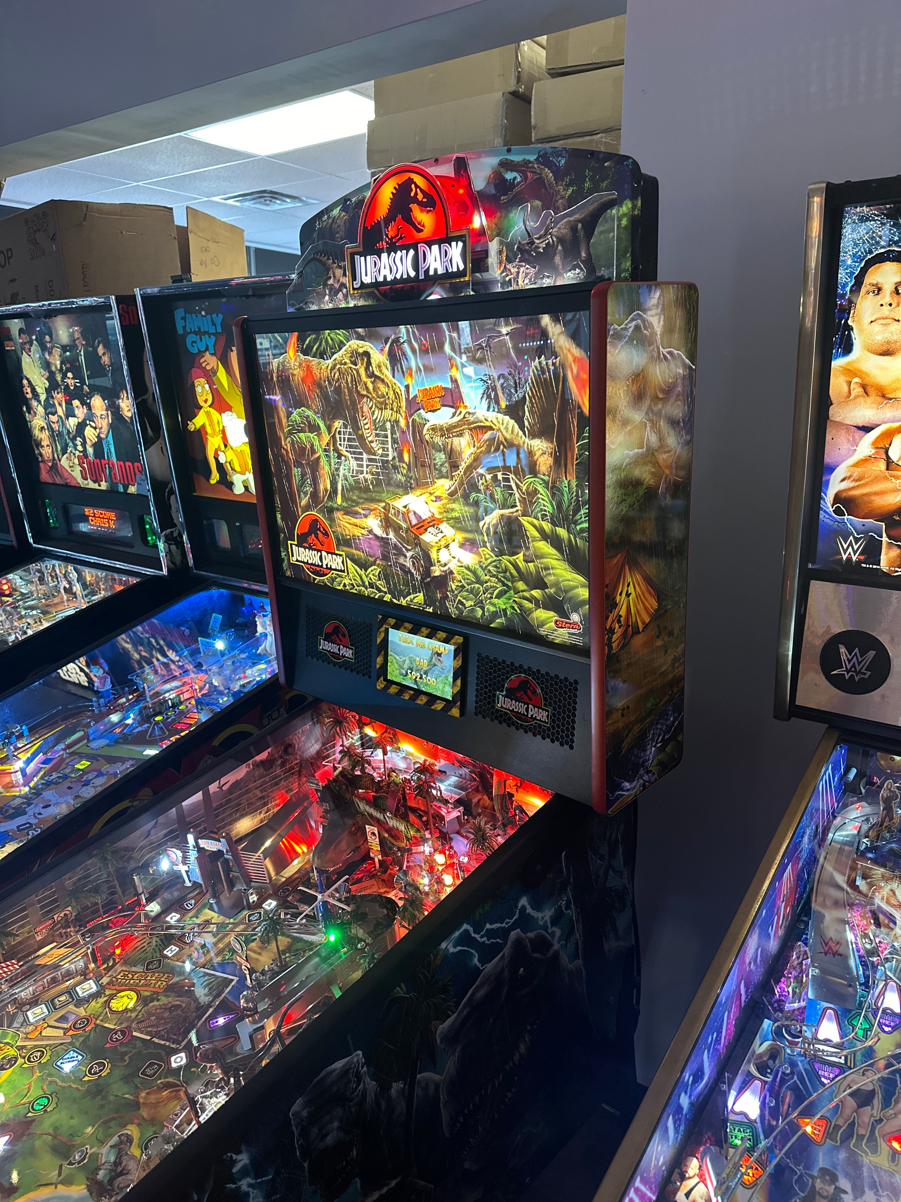 Stern Pinball LOADED Jurassic Park Home Pinball Machine