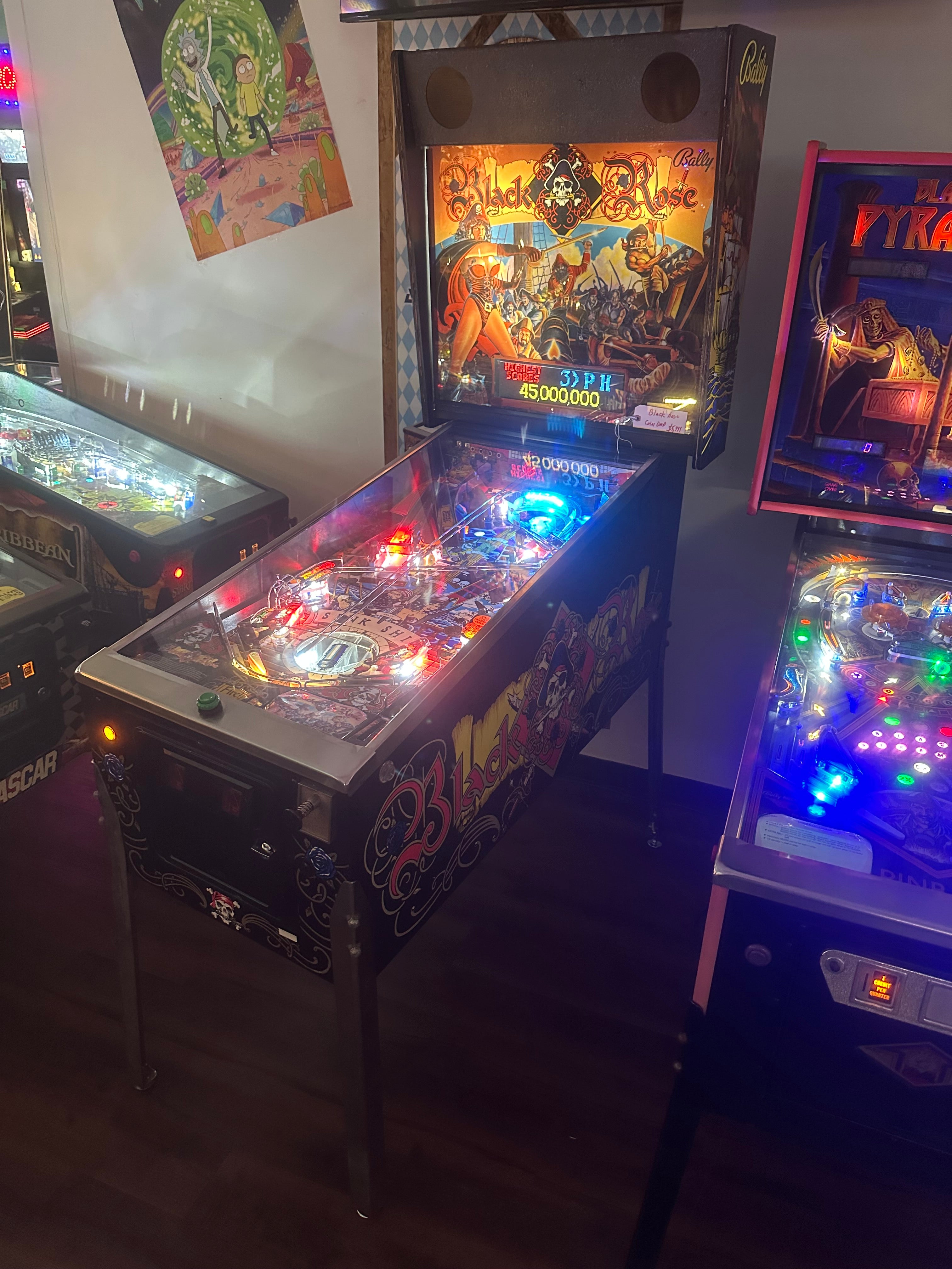 Bally Black Rose Pinball Machine