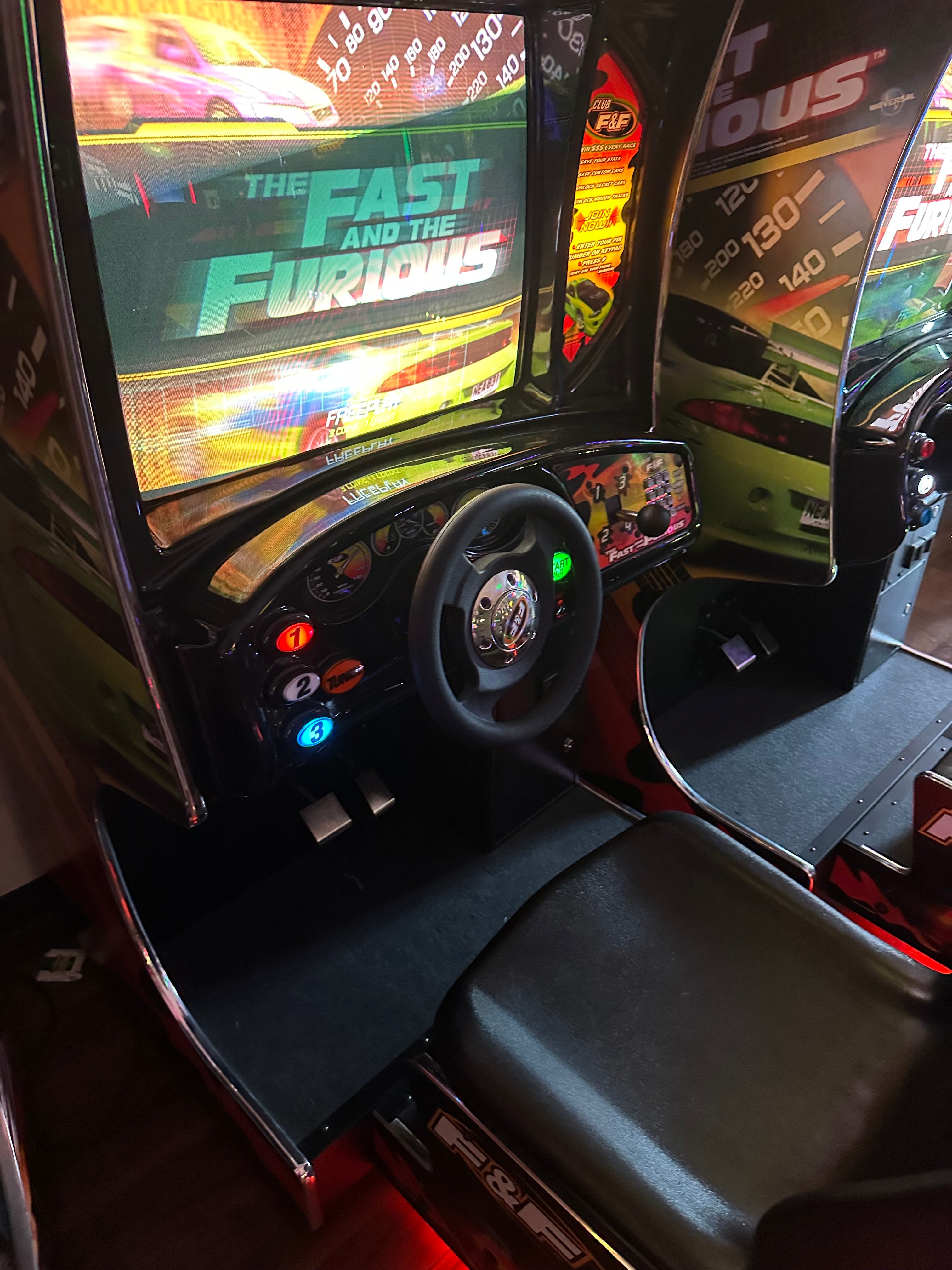 Raw Thrills Fast and Furious Arcade Game