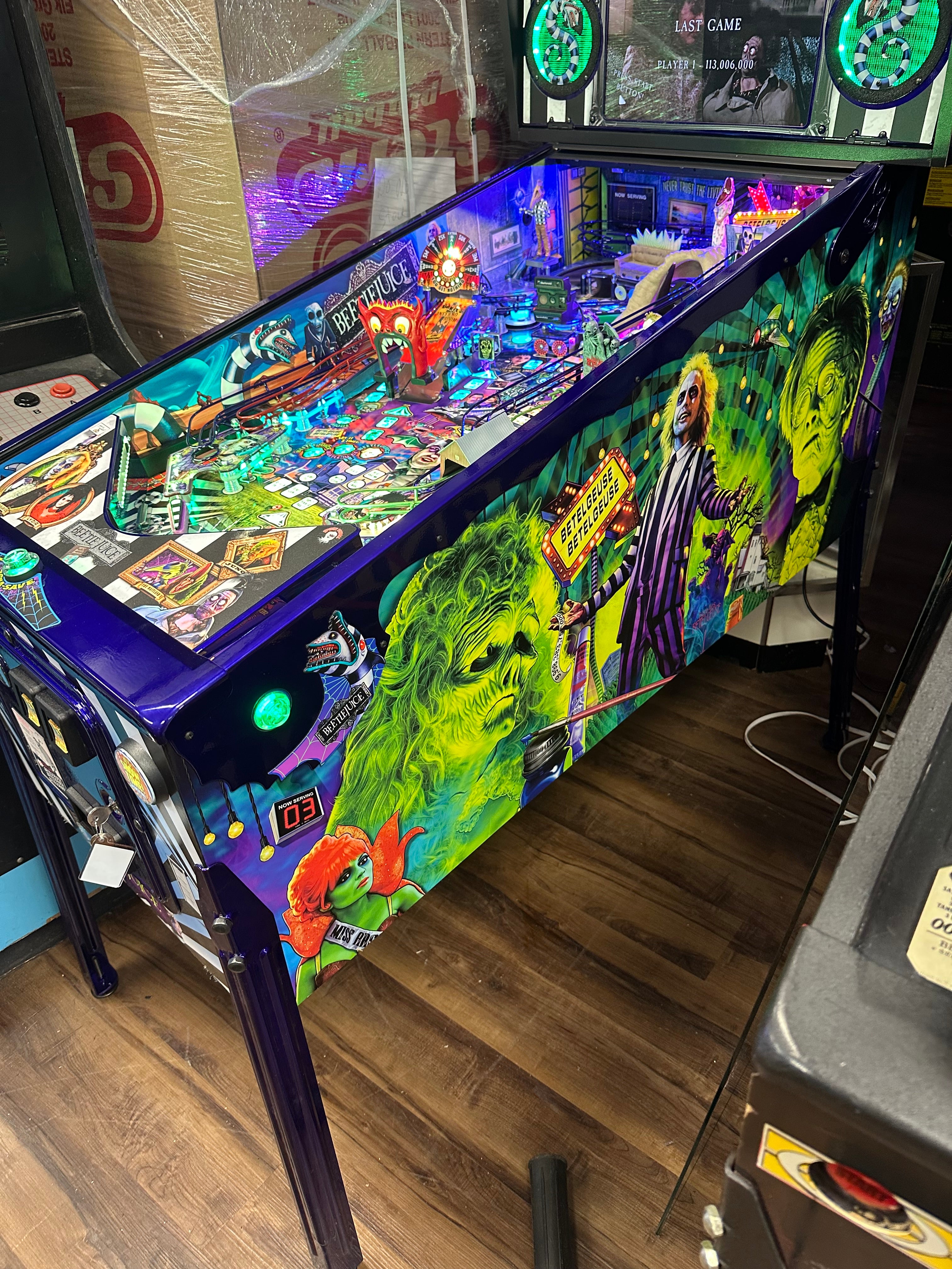 Spooky Pinball Beetlejuice Pinball Machine IN STOCK
