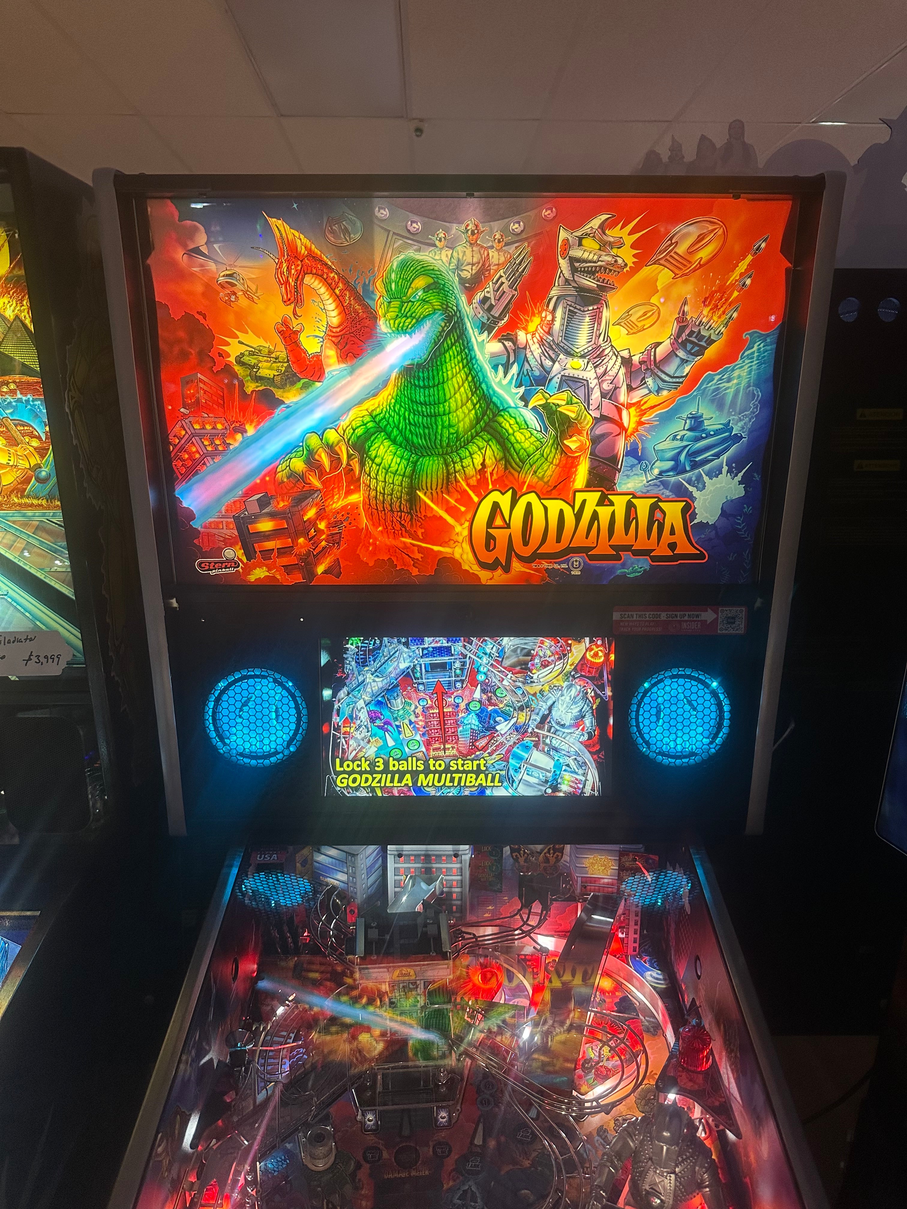 Stern Pinball LOADED Godzilla Premium Pinball Machine