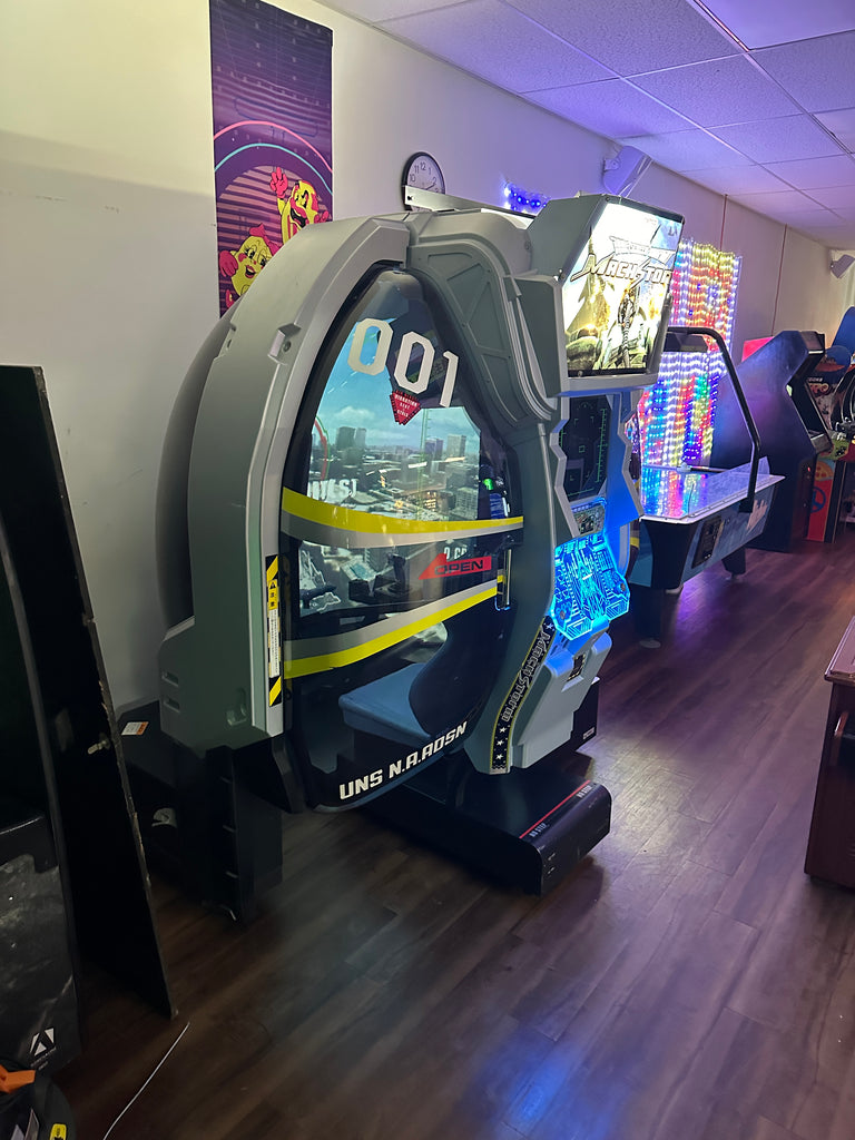 Namco Mach Storm Arcade Air Combat Simulator – Game and