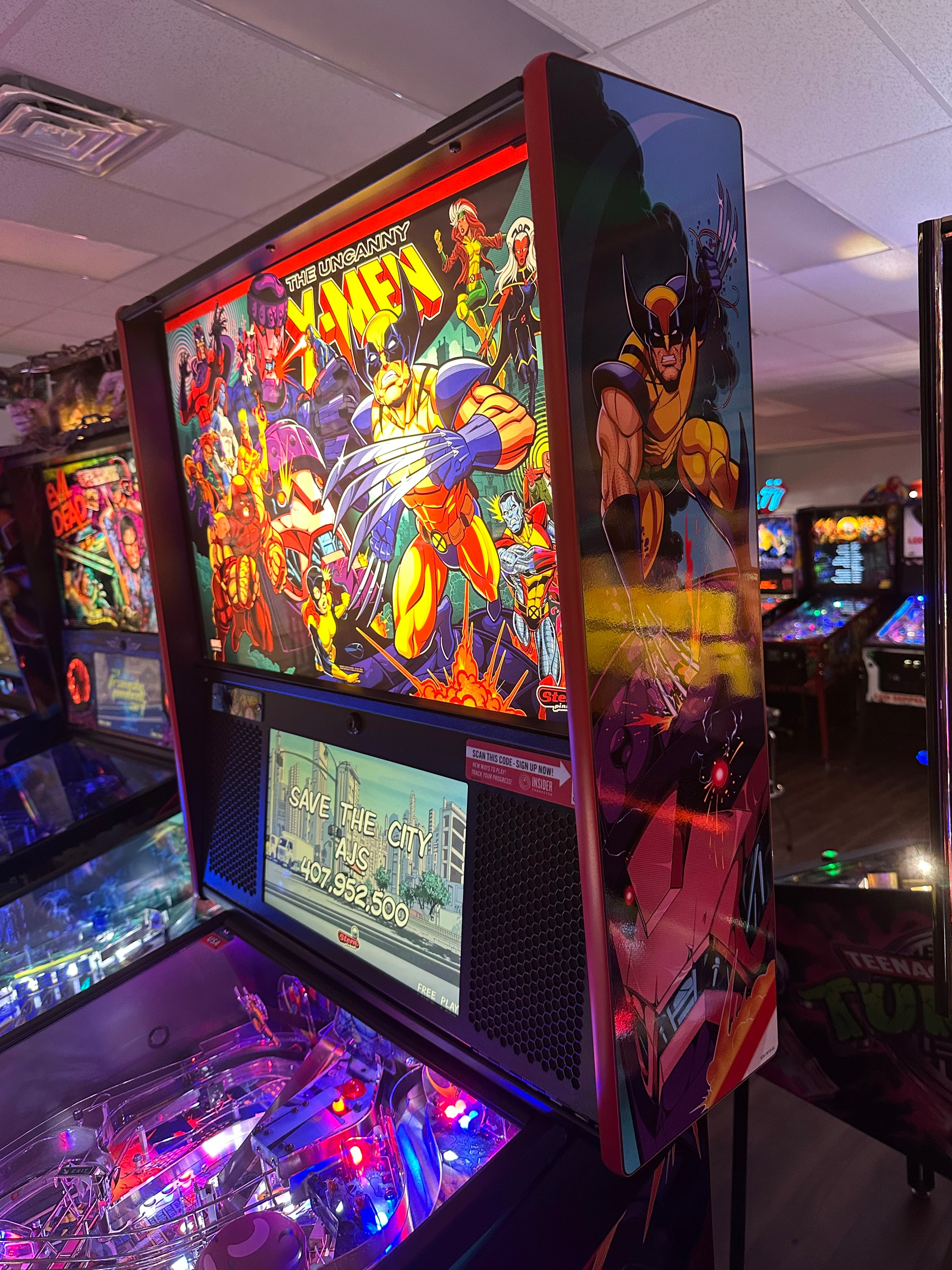 Stern Pinball The Uncanny X-Men Pro Pinball Machine