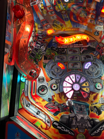 Image of American Pinball Hot Wheels Deluxe Pinball Machine