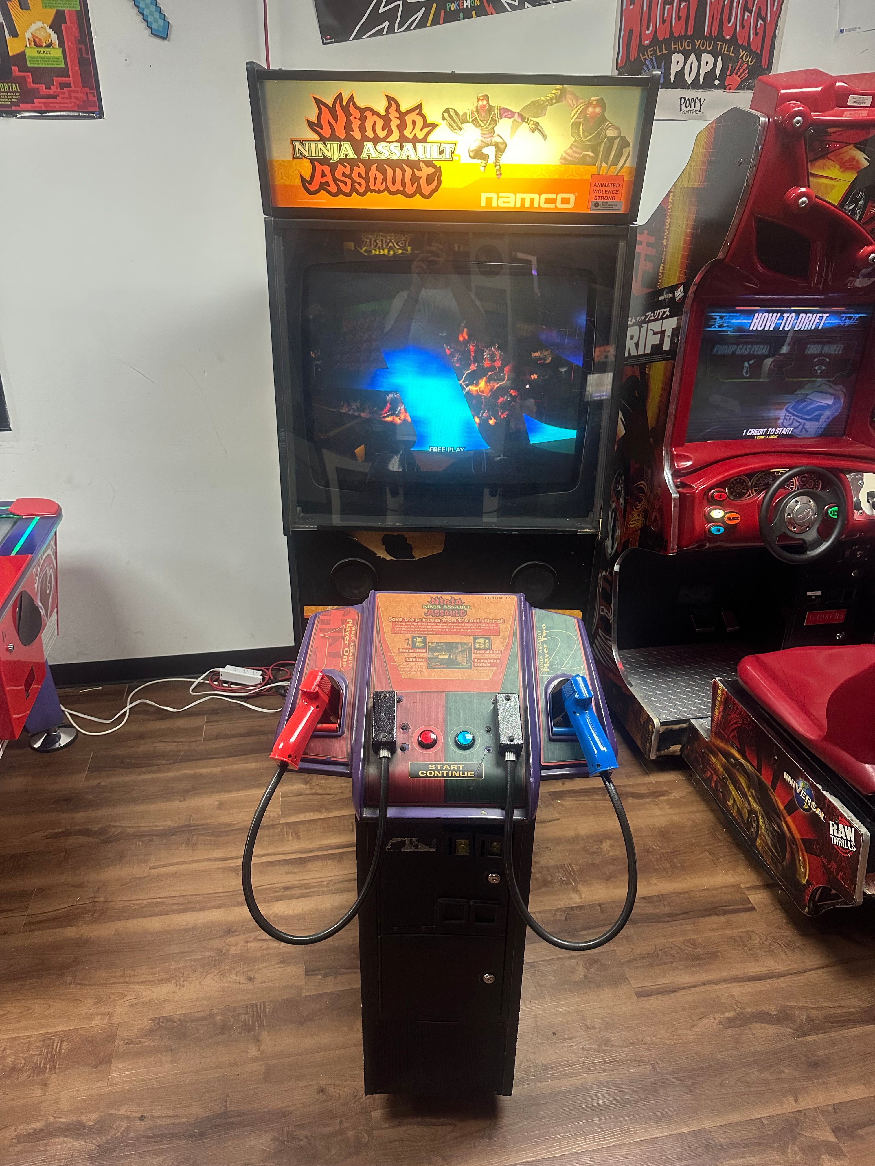 Namco Ninja Assault Arcade Game